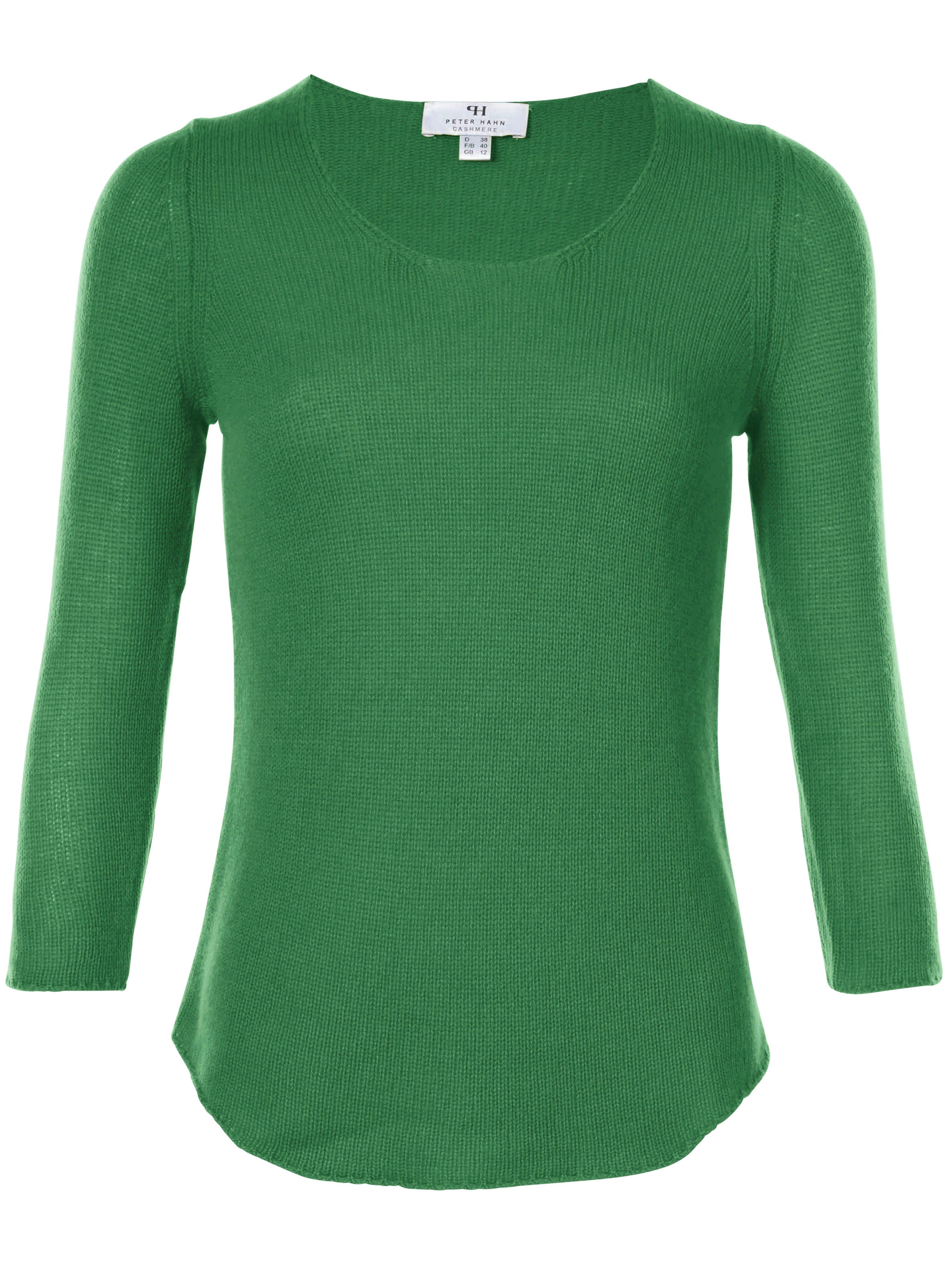 Pullover aus 100% Premium-Kaschmir Peter Hahn Cashmere grün günstig online kaufen