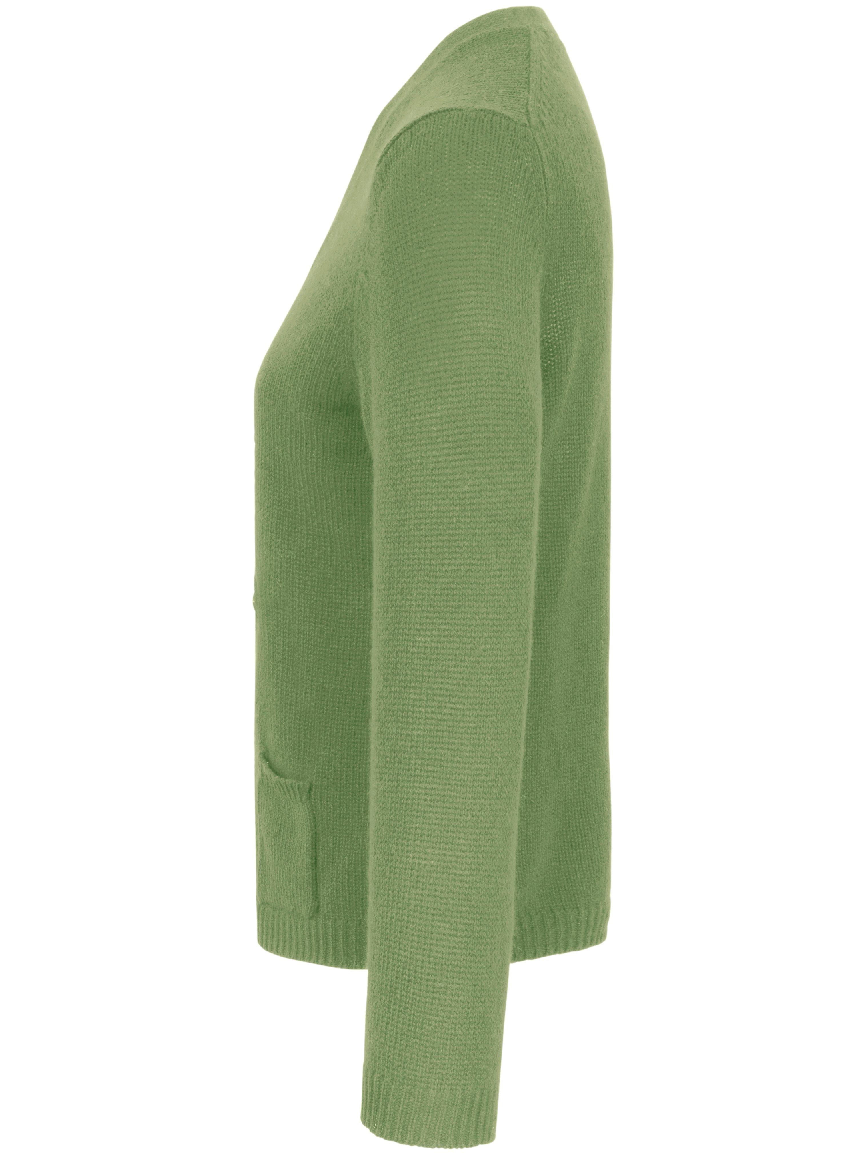 Thumbnail - Strickjacke aus 100% Premium-Kaschmir Peter Hahn Cashmere grün