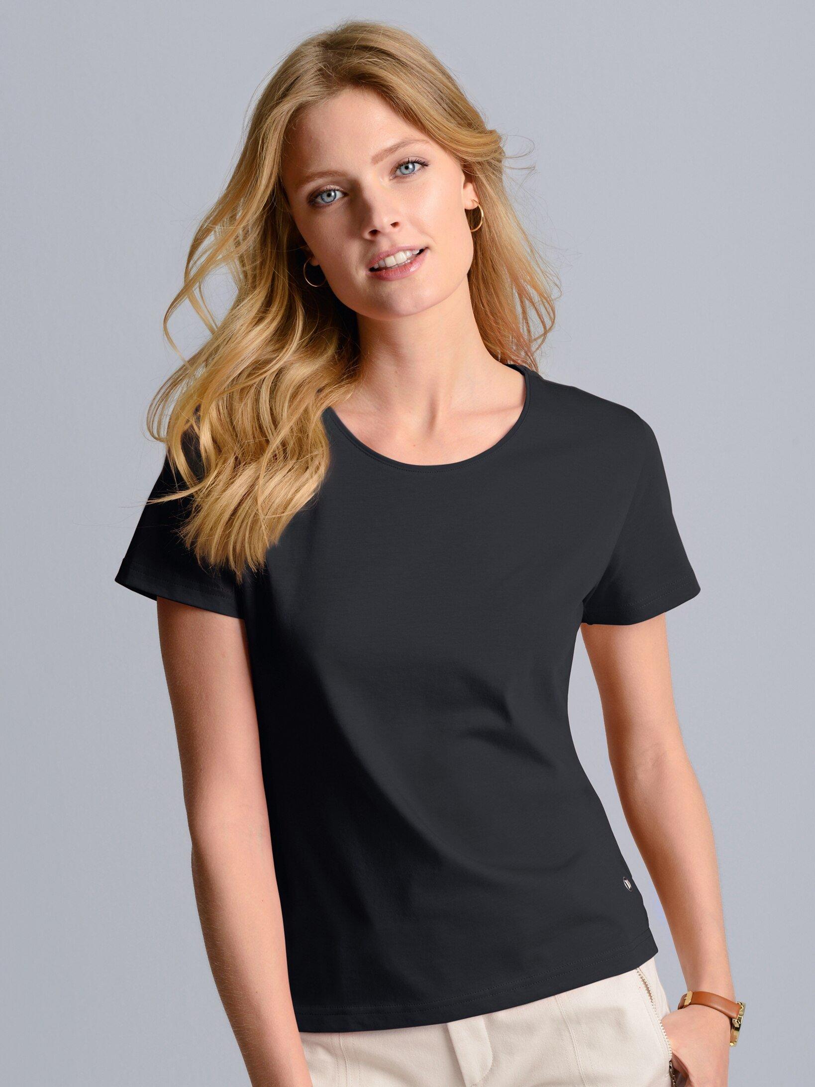 Bogner - Shirt model Anni van 100% katoen met ronde hals