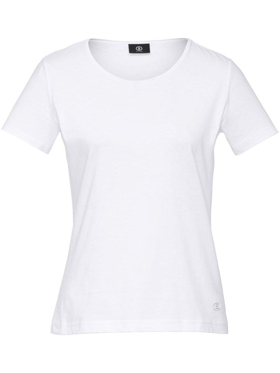 Shirt model Anni 100% katoen ronde hals Van Bogner wit