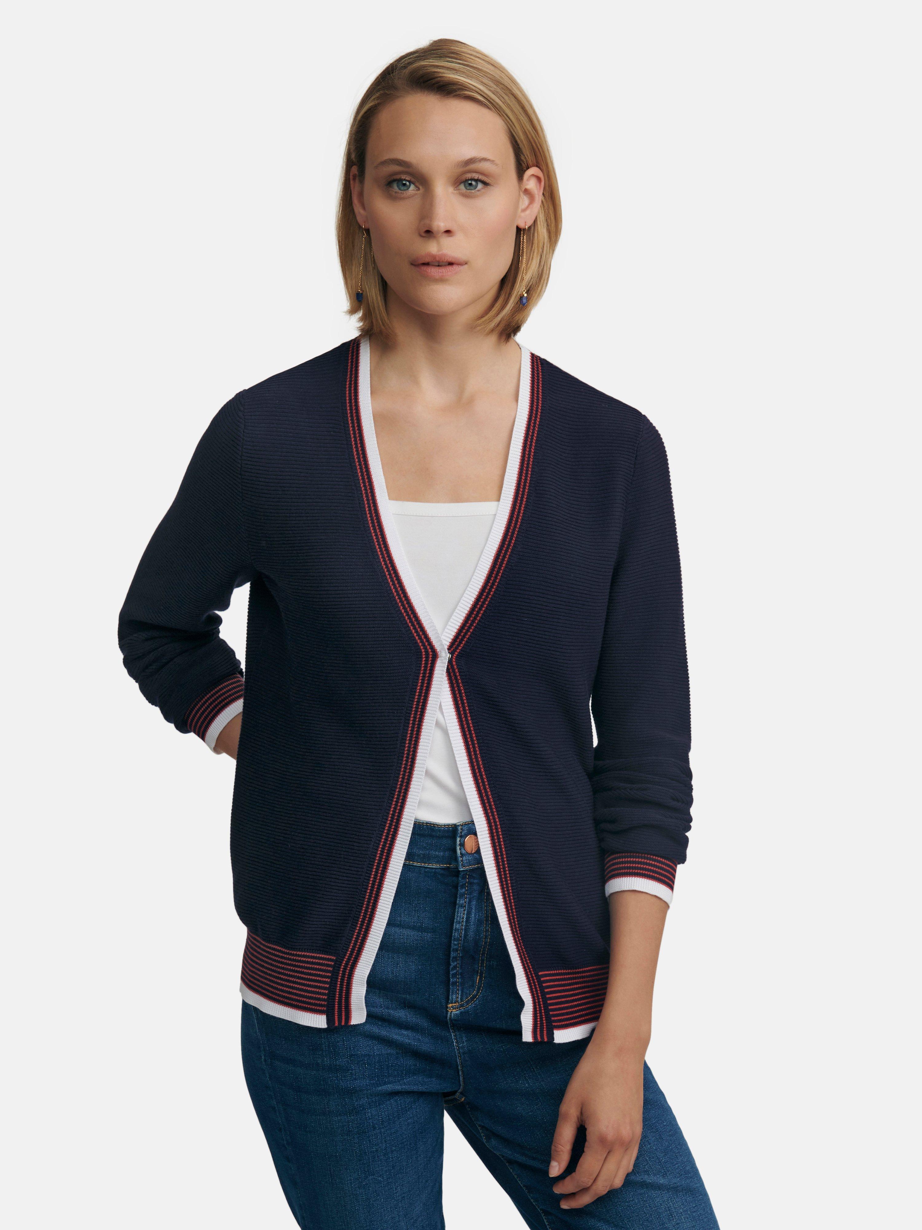 Peter Hahn - Vest van 100% SUPIMA®-katoen met V-hals