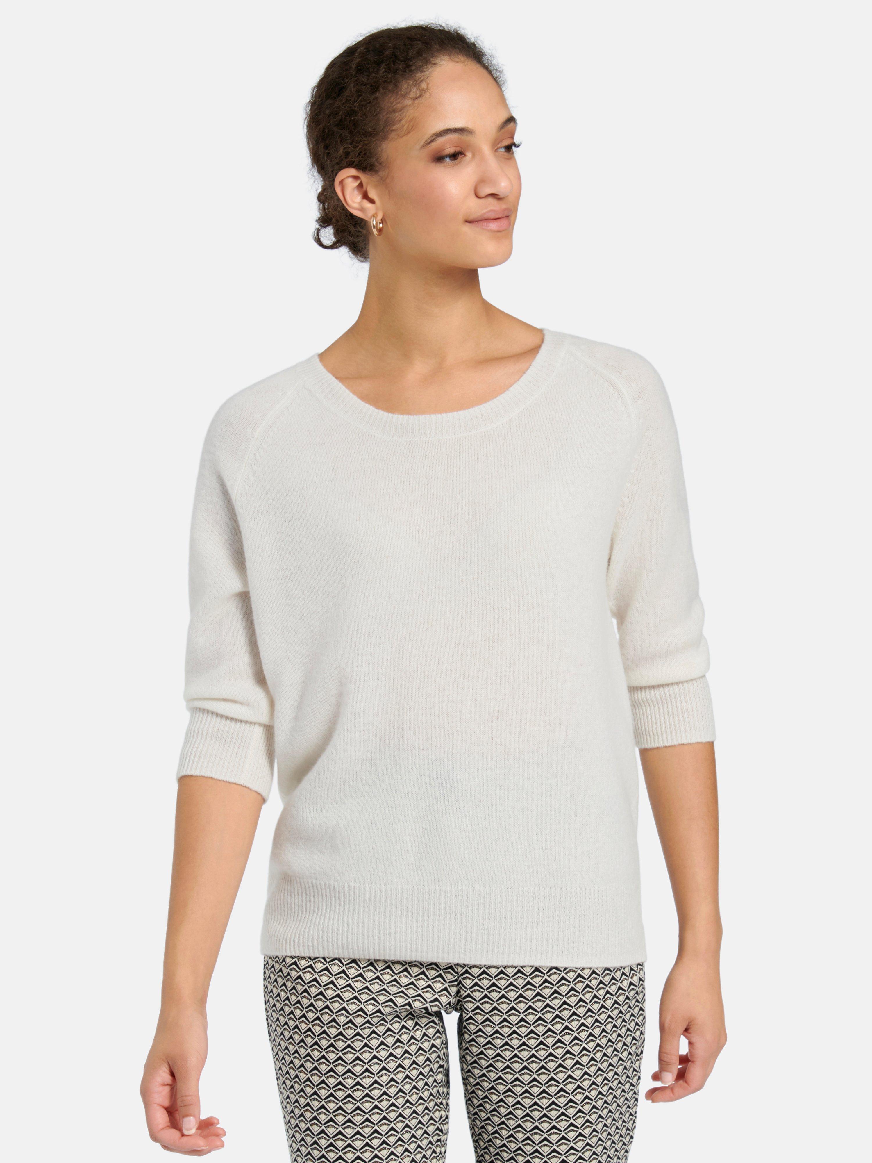 include - Rundhals-Pullover mit 3/4-Arm