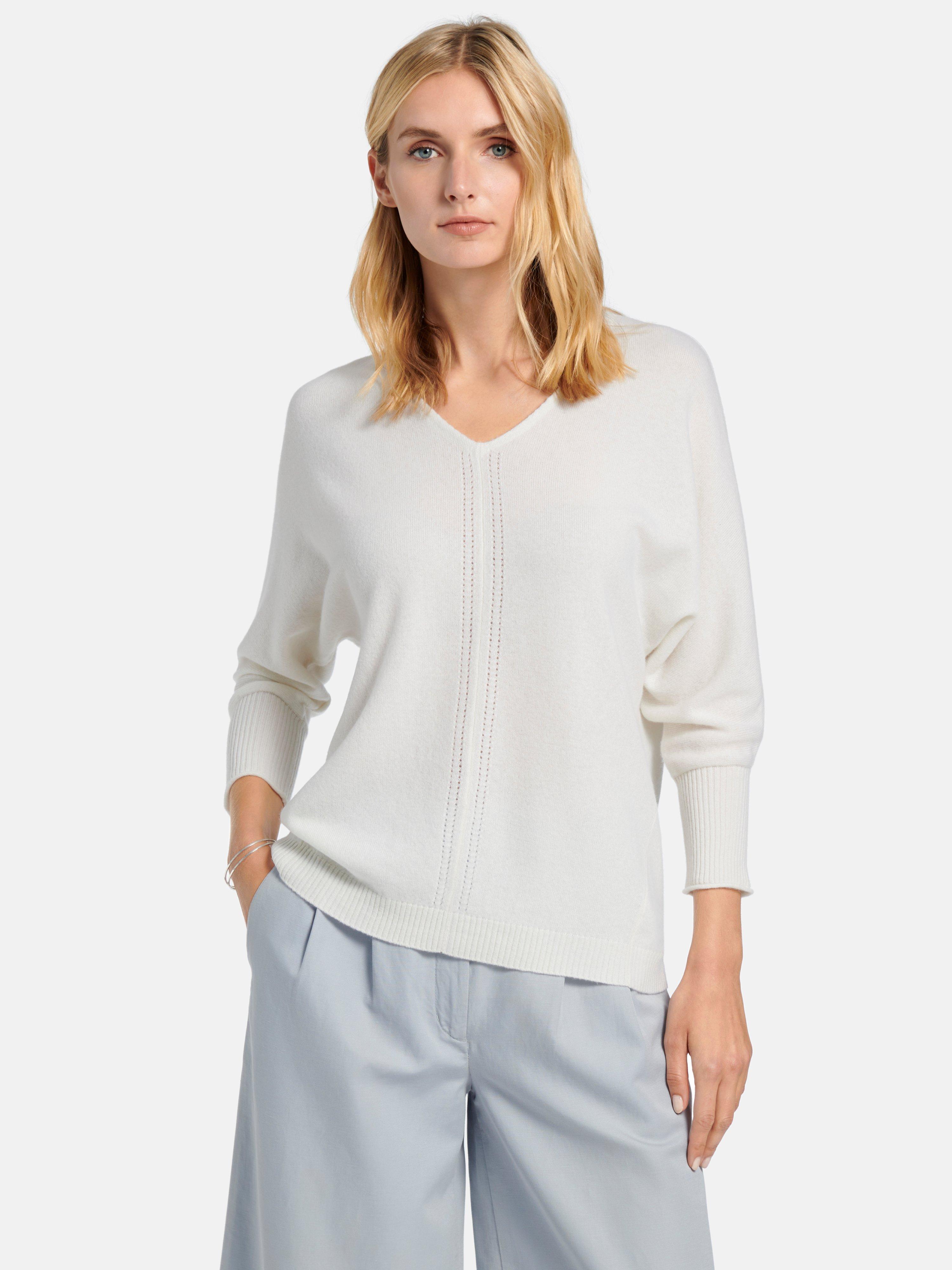 include - V-Pullover aus 100% Premium-Kaschmir