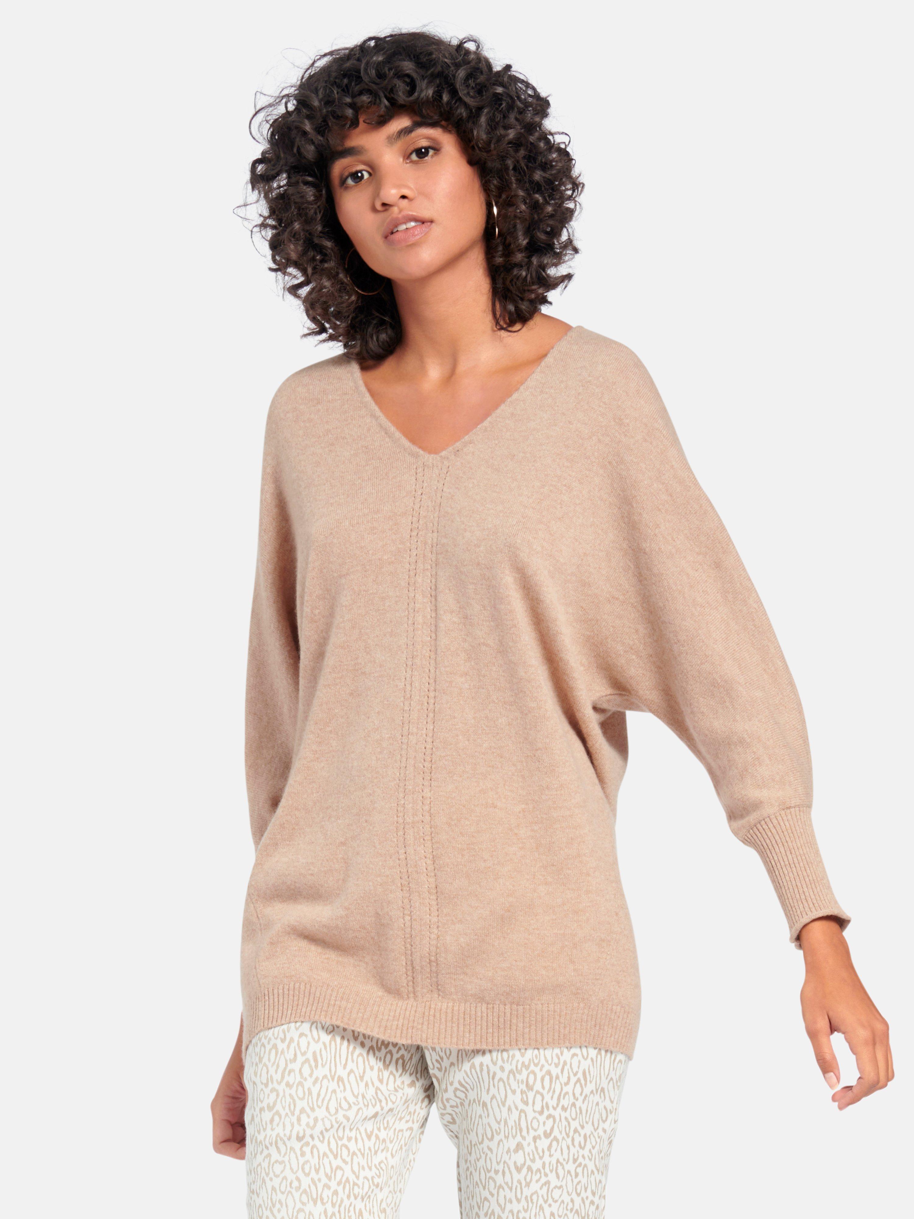 include - V-Pullover aus 100% Premium-Kaschmir