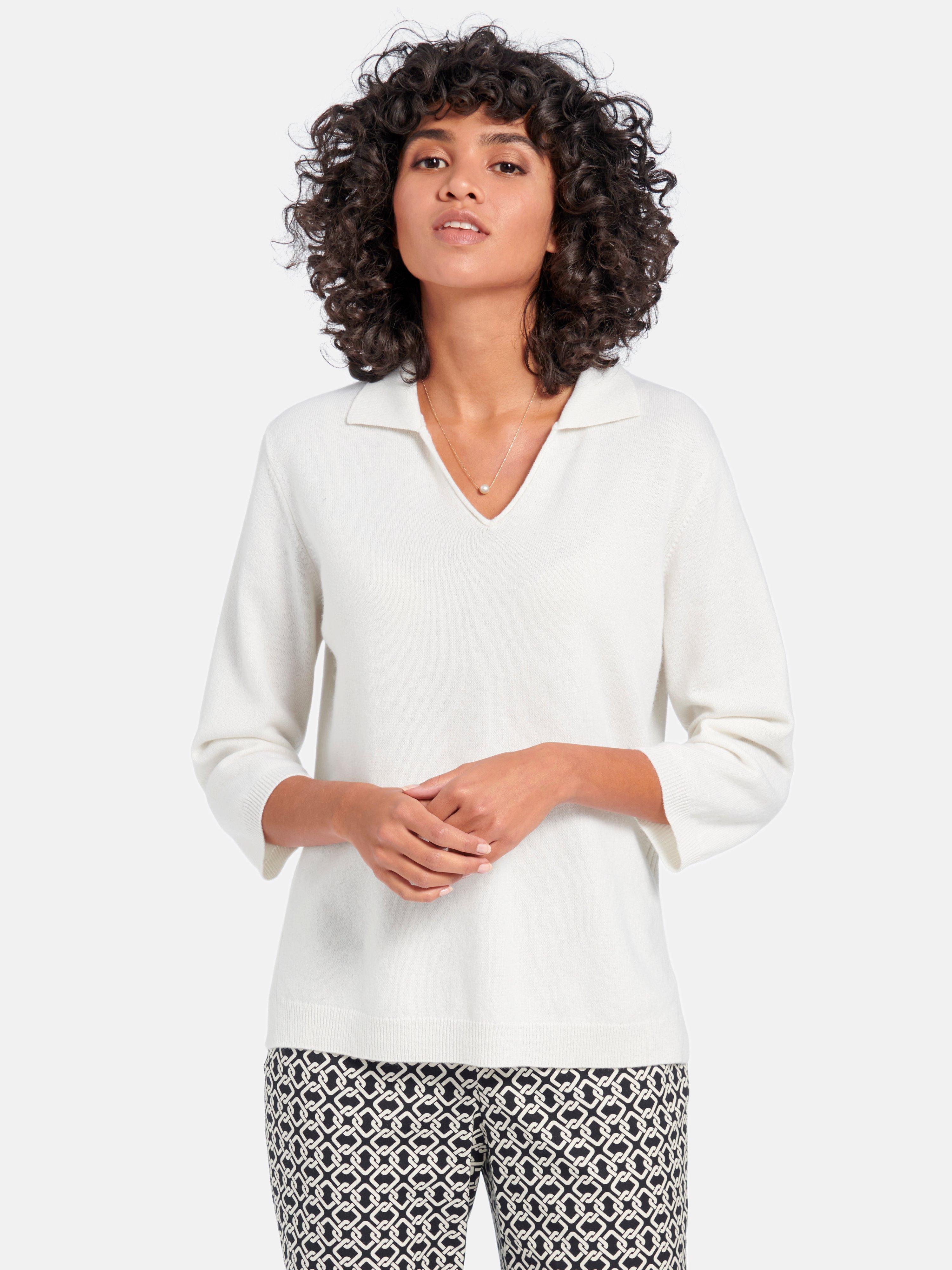 include - Polo-Pullover aus 100% Premium-Kaschmir