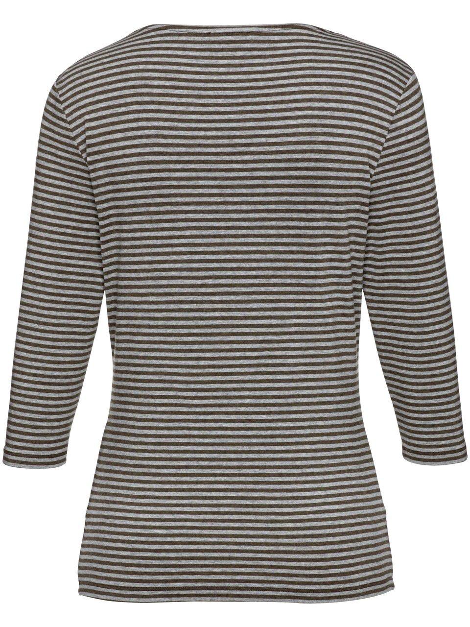 Thumbnail - Rundhals-Shirt 3/4-Arm Peter Hahn braun