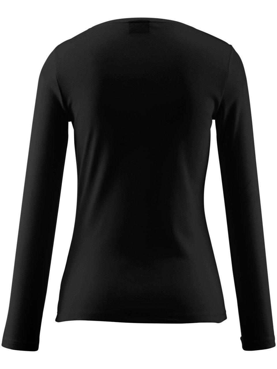 Thumbnail - Rundhals-Shirt Modell Nasha Bogner schwarz