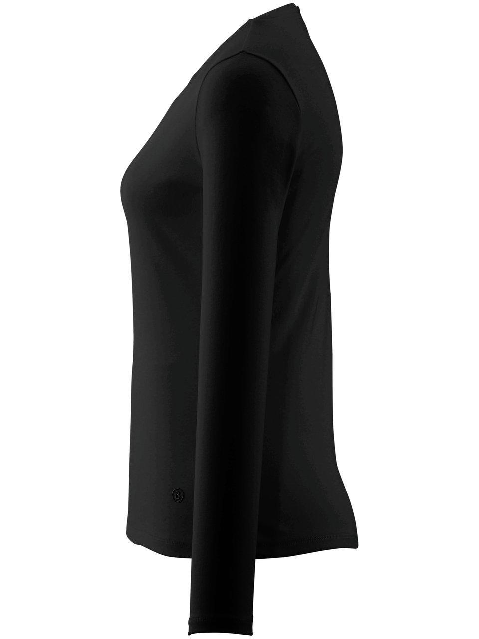 Thumbnail - Rundhals-Shirt Modell Nasha Bogner schwarz