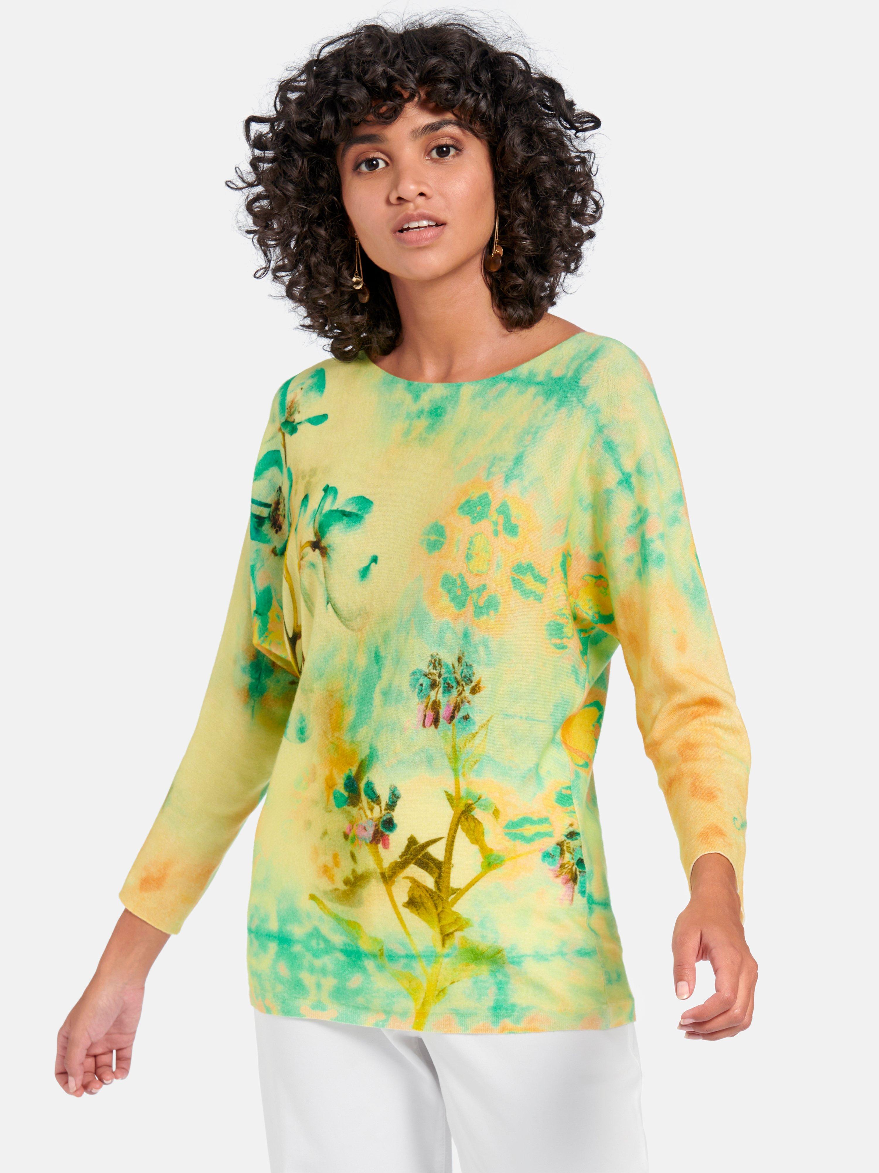 Cashmere Victim - Strikbluse model Arabella i 100% kashmir