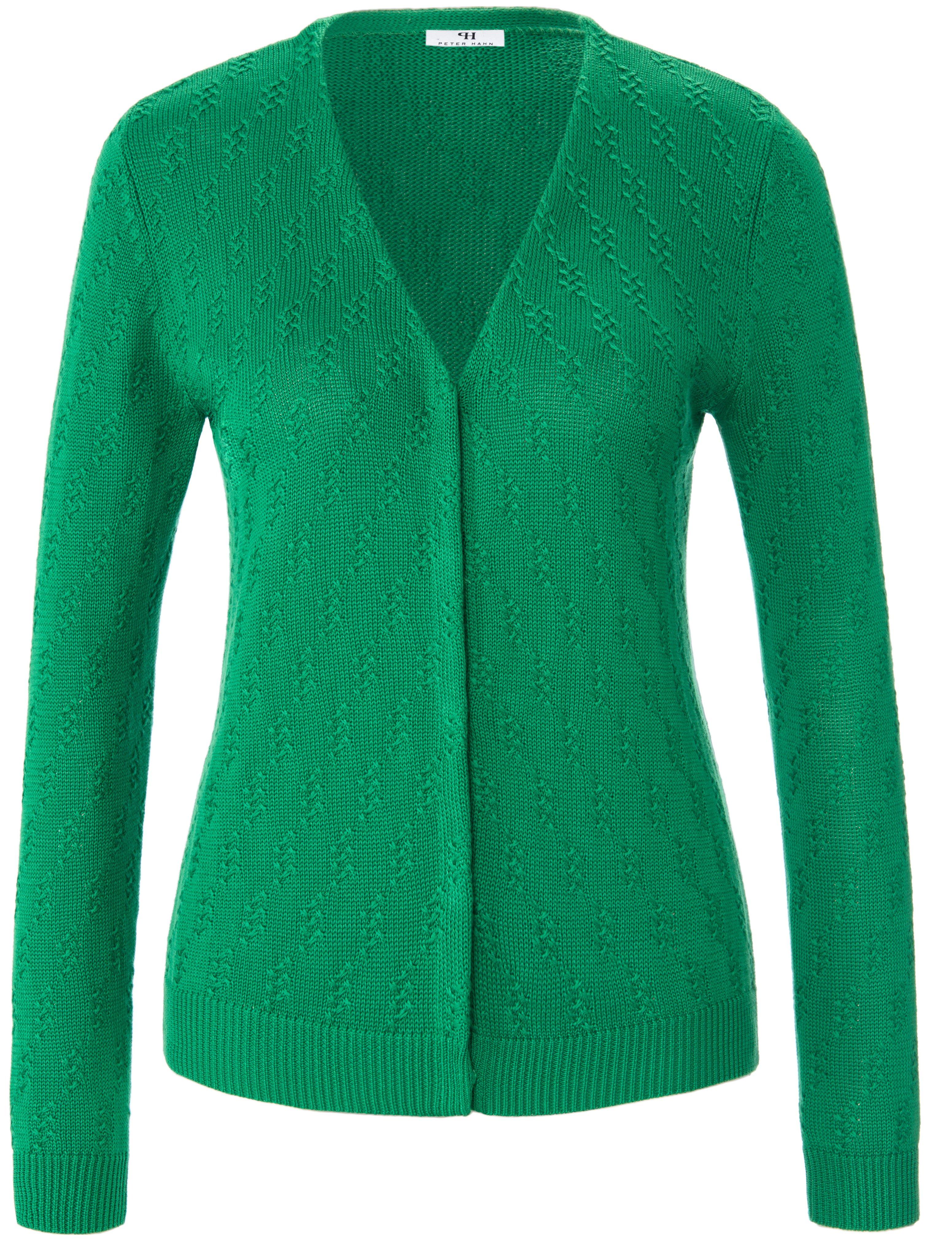 Strickjacke aus 100% SUPIMA®-Baumwolle Peter Hahn grün