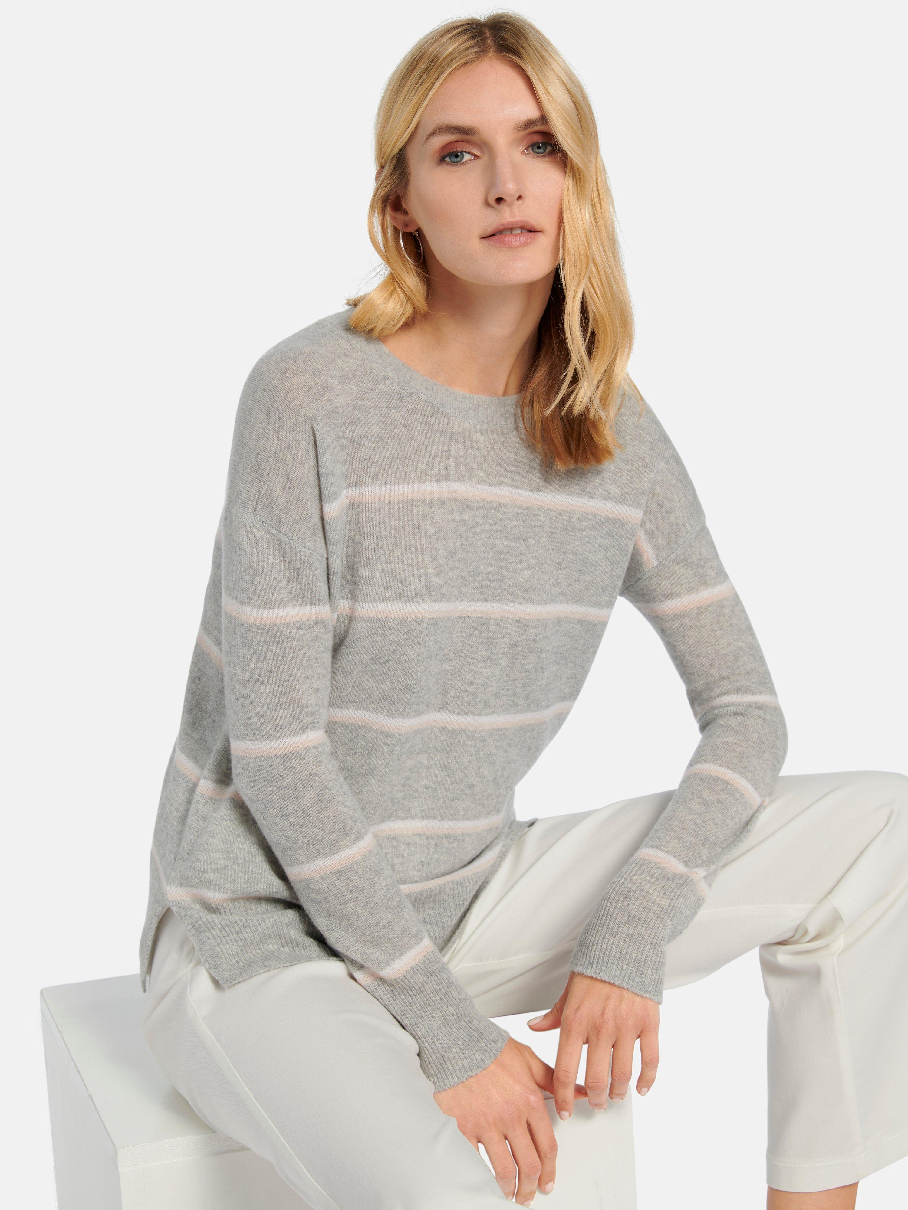 Le pull cachemire gris par ( L'EGOISTE )