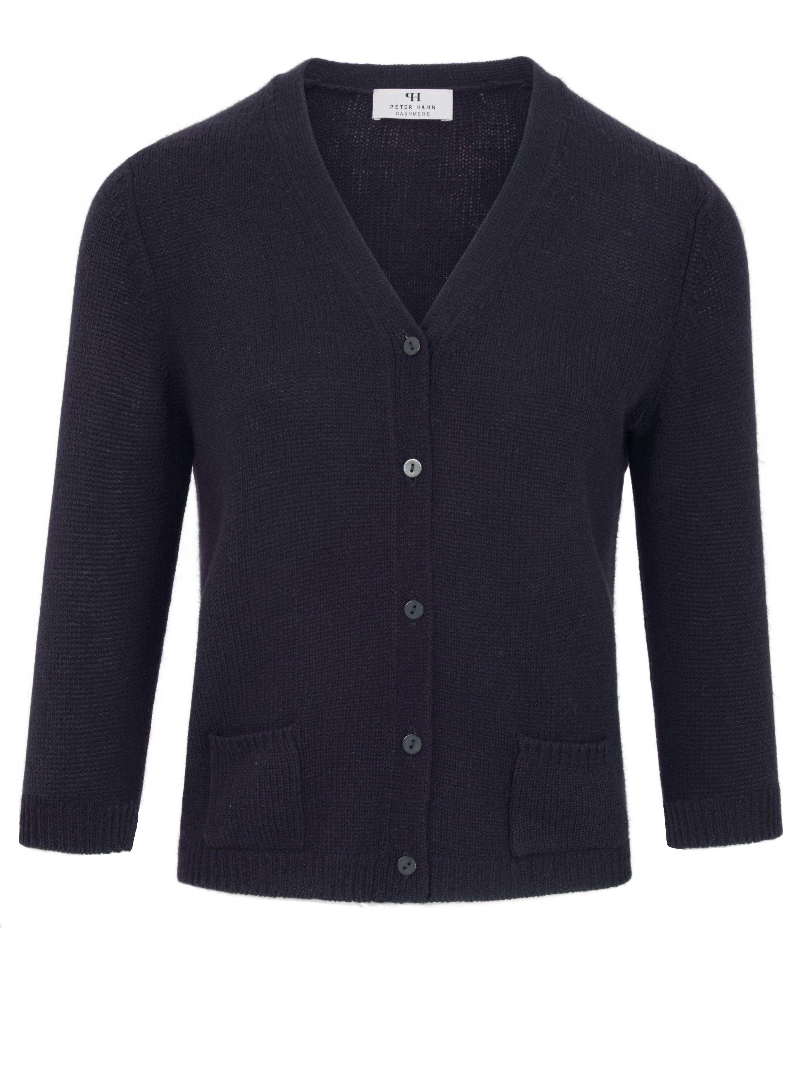 Vest 100% kasjmier, Topkwaliteit Van Peter Hahn Cashmere blauw