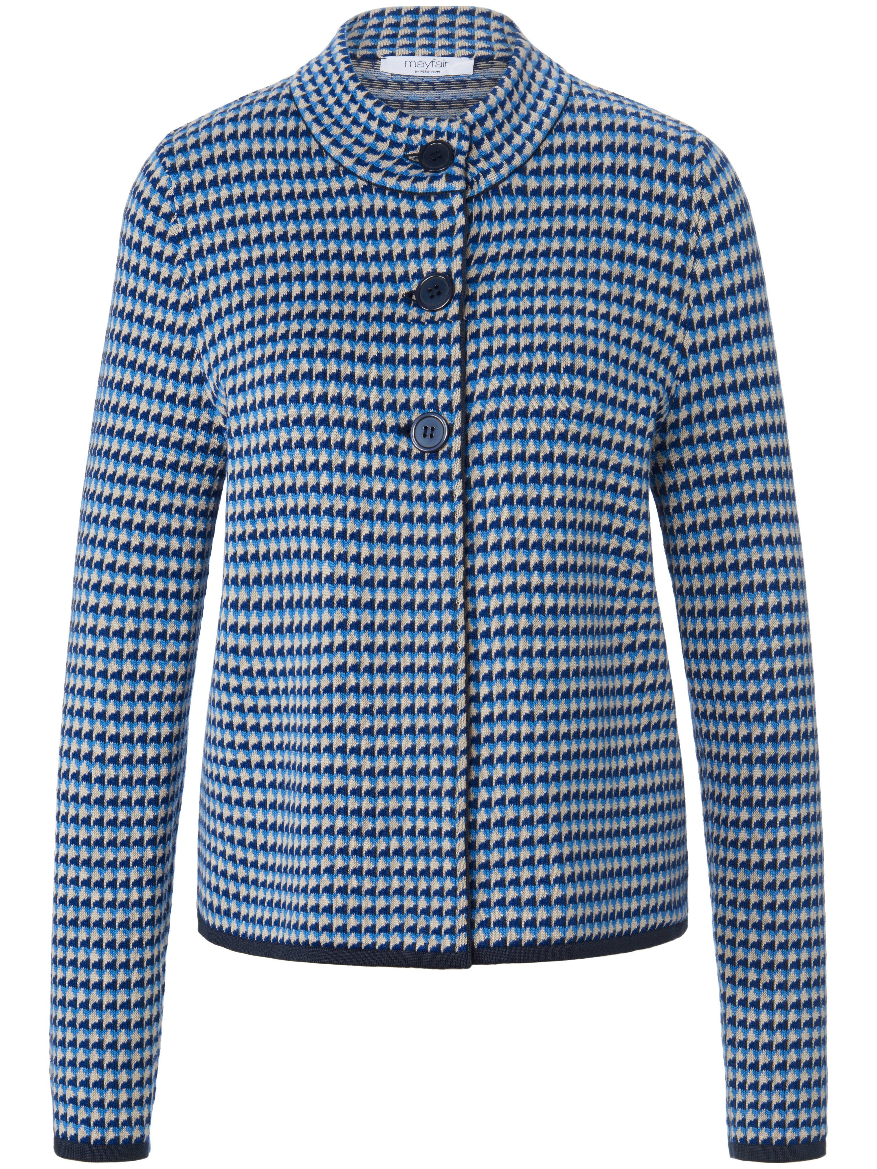 Strickjacke mayfair by Peter Hahn blau günstig online kaufen