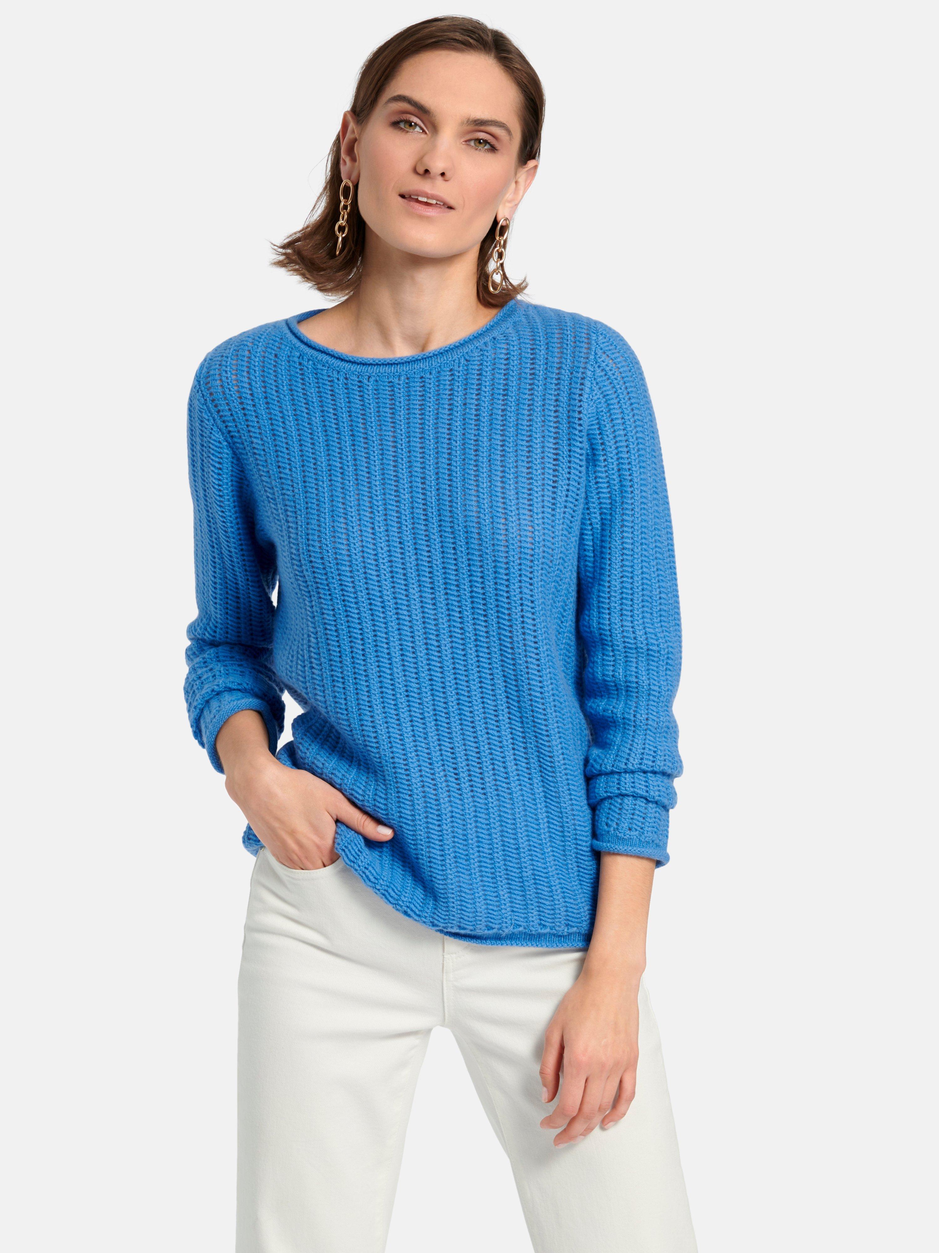 Laura Biagiotti Roma Pullover Kornblumenblau