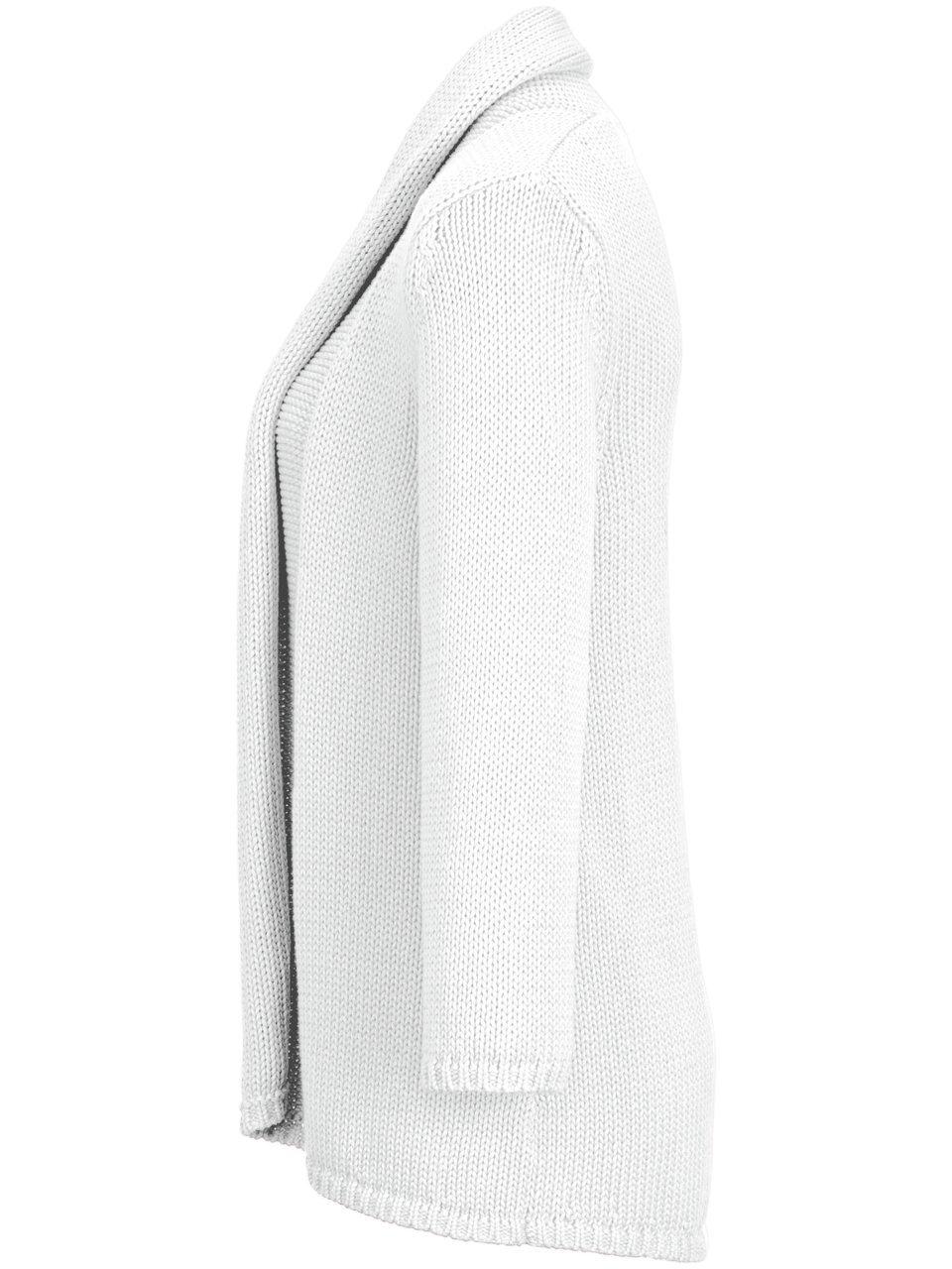 Thumbnail - Cardigan 3/4-Arm Peter Hahn weiss
