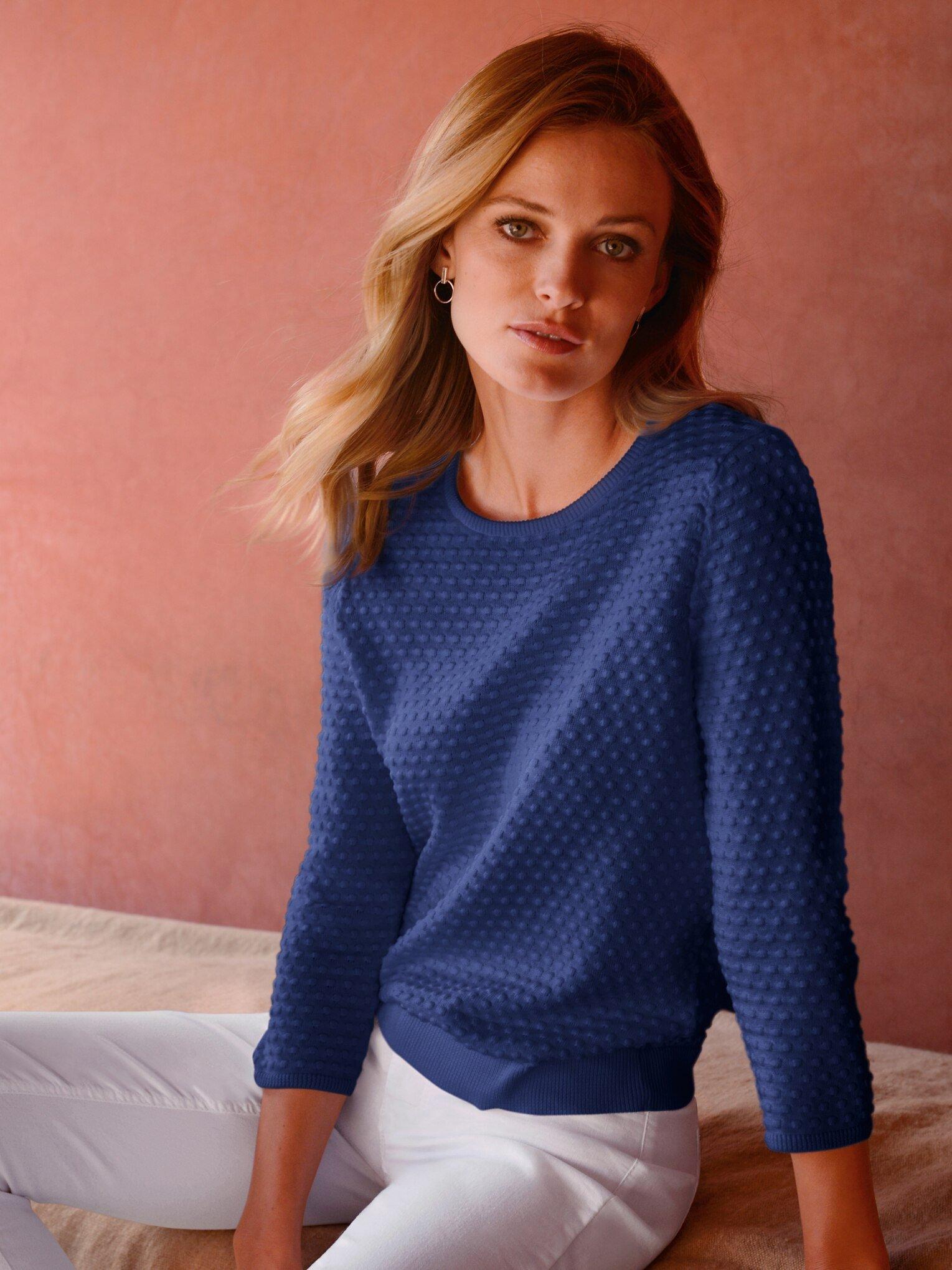 Peter Hahn - Le pull 100% coton Supima® manches 3/4