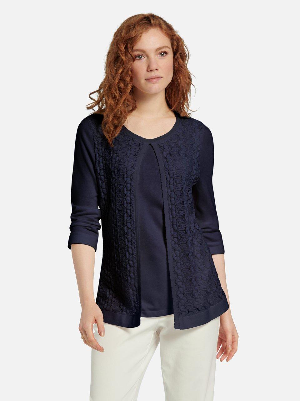 mayfair by Peter Hahn - 2-in-1-Pullover mit 3/4-Arm