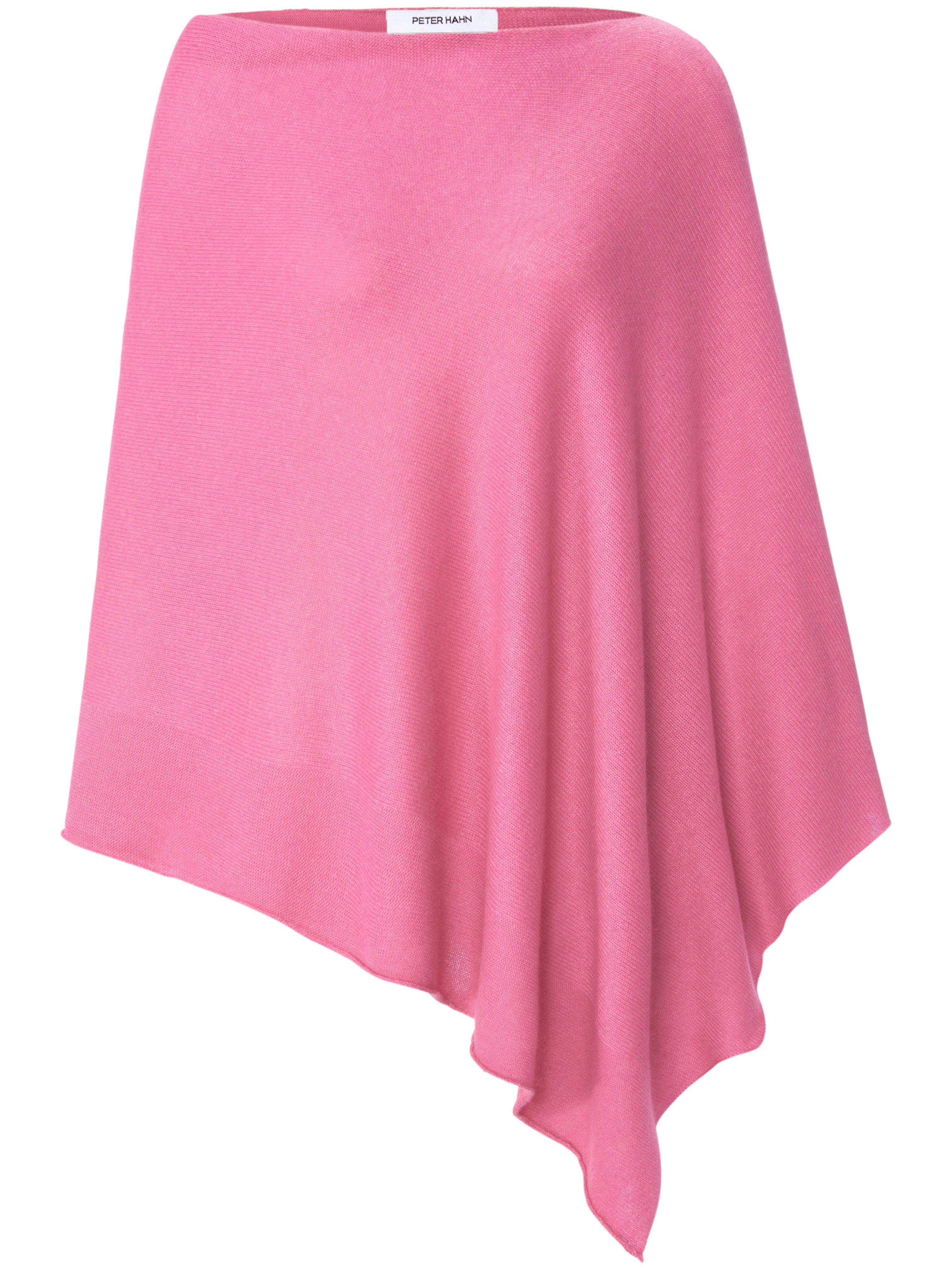Poncho in asymmetrisch model Van Peter Hahn pink