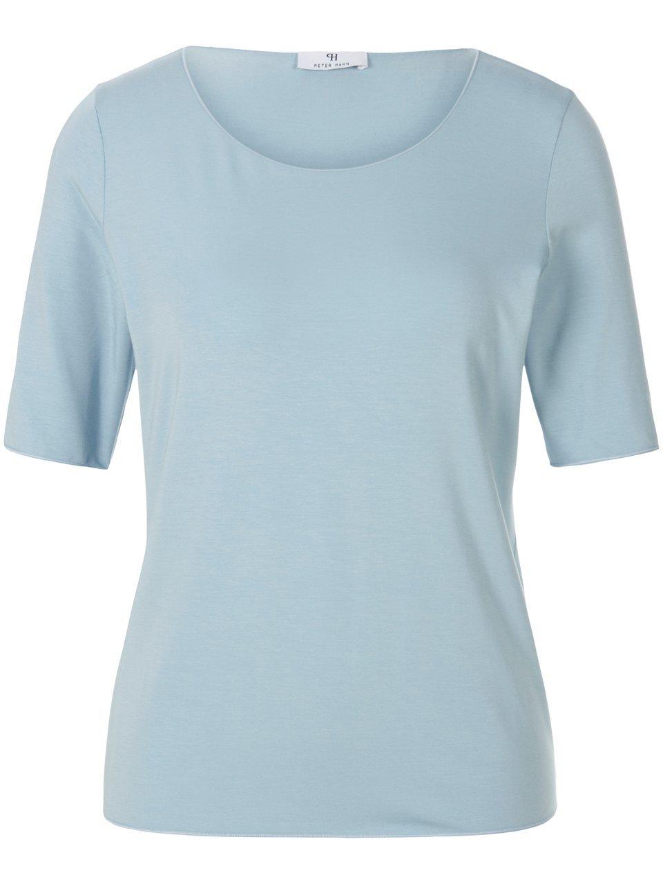 Thumbnail - Peter Hahn - Rundhals-Shirt mit langem 1/2-Arm, blau, Gr. 46 / L