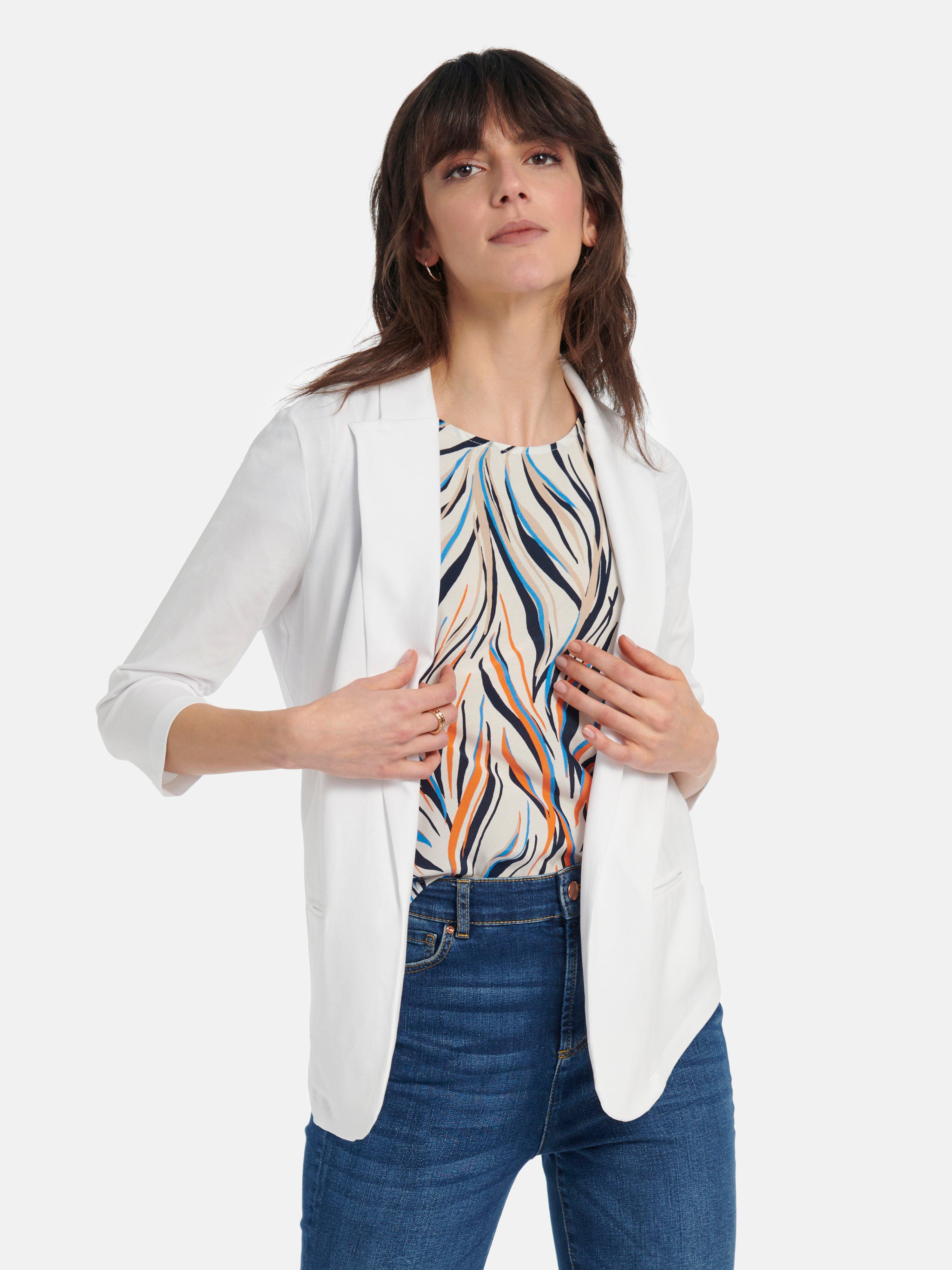 Peter Hahn - Jersey-Blazer mit 3/4-Arm