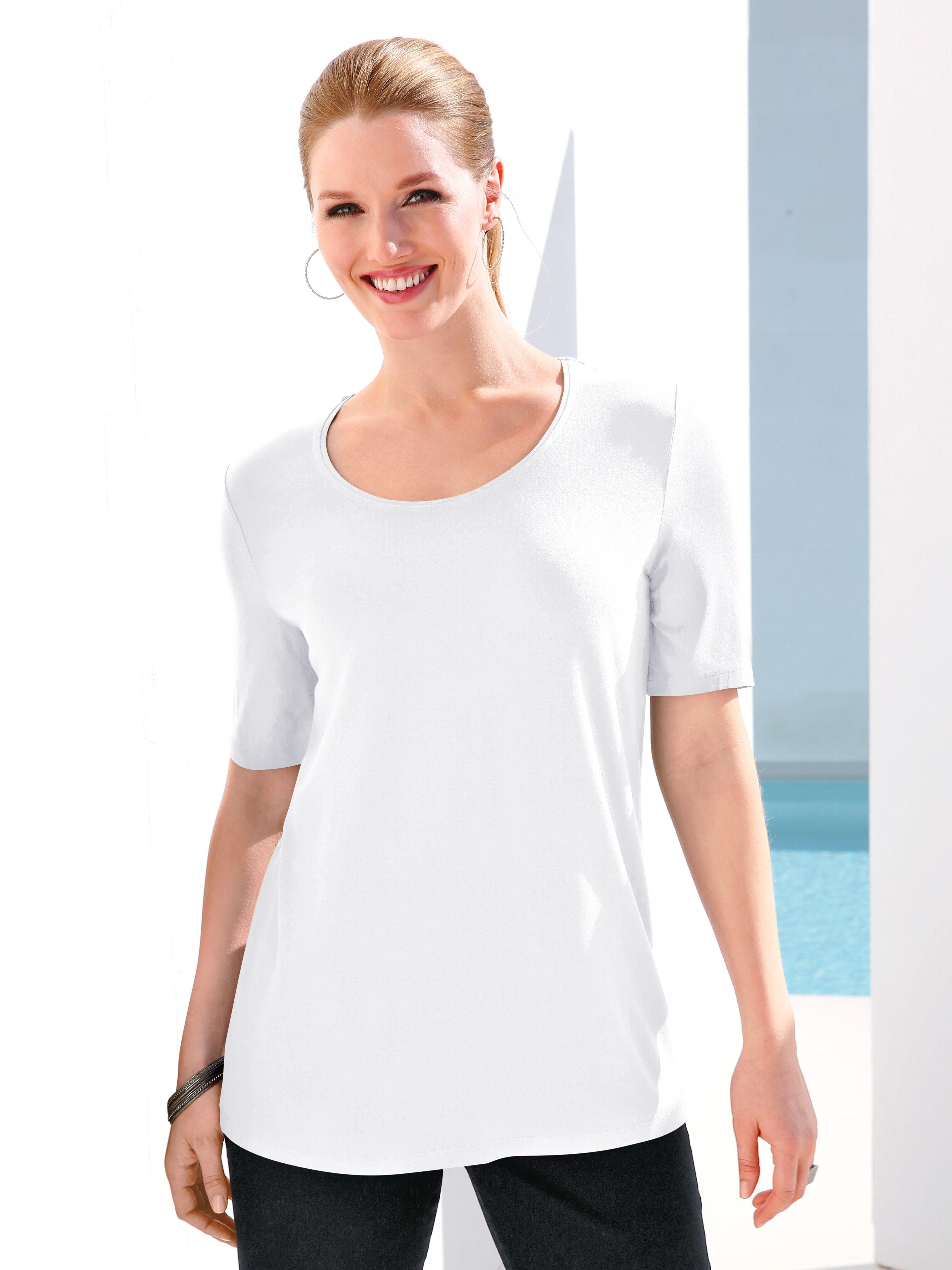 Emilia Lay - Shirt met ronde hals en korte mouwen