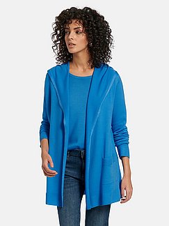 Le gilet manches longues taille 42 Peter Hahn en coloris Bleu Femme Vêtements Vestes Vestes casual 