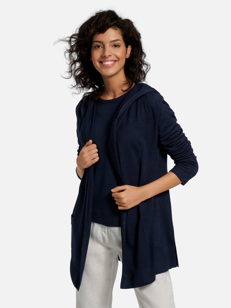 PETER HAHN PURE EDITION - Vest van 100% scheerwol met lange mouwen