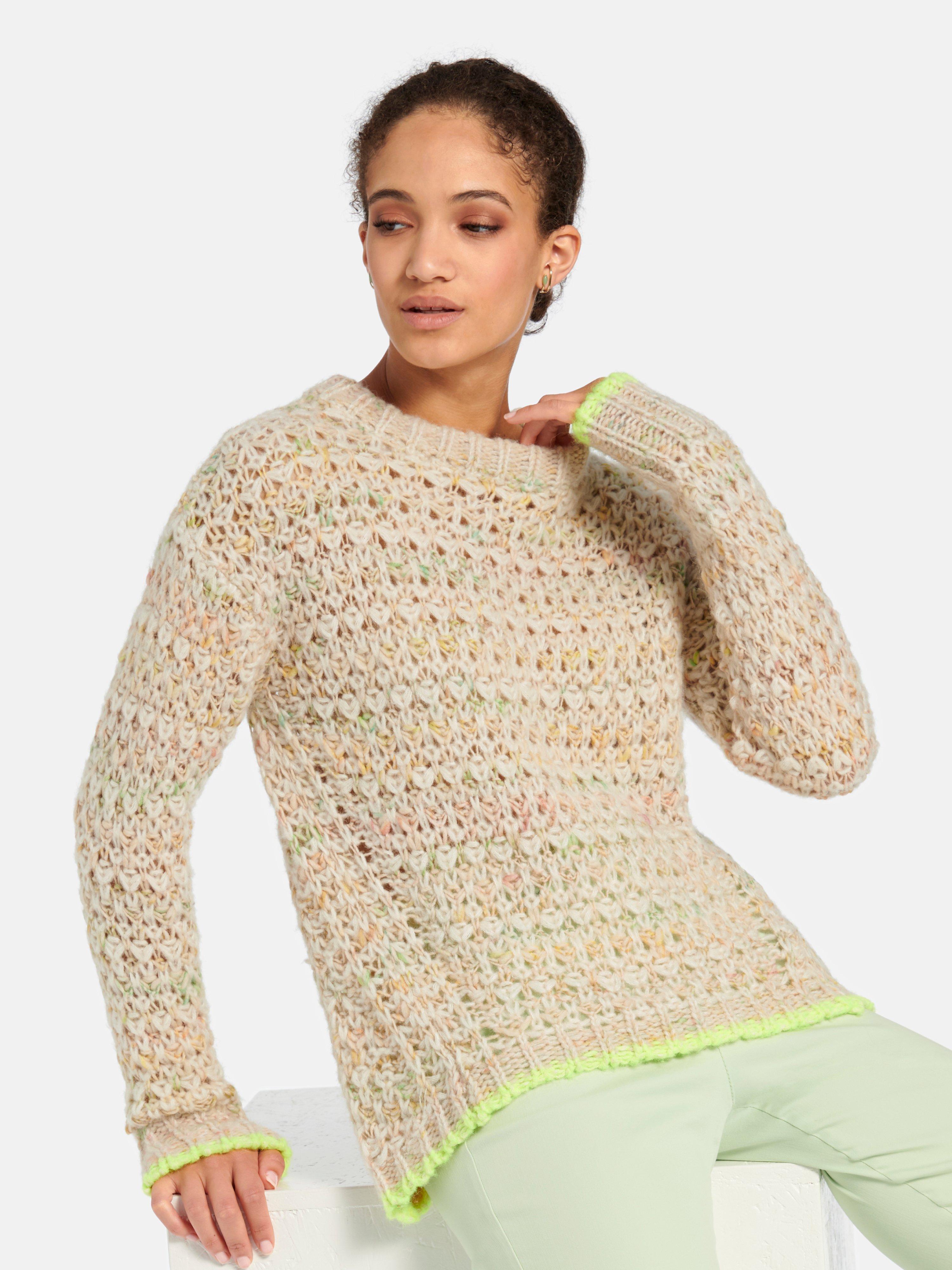 oui - Rundhals-Pullover