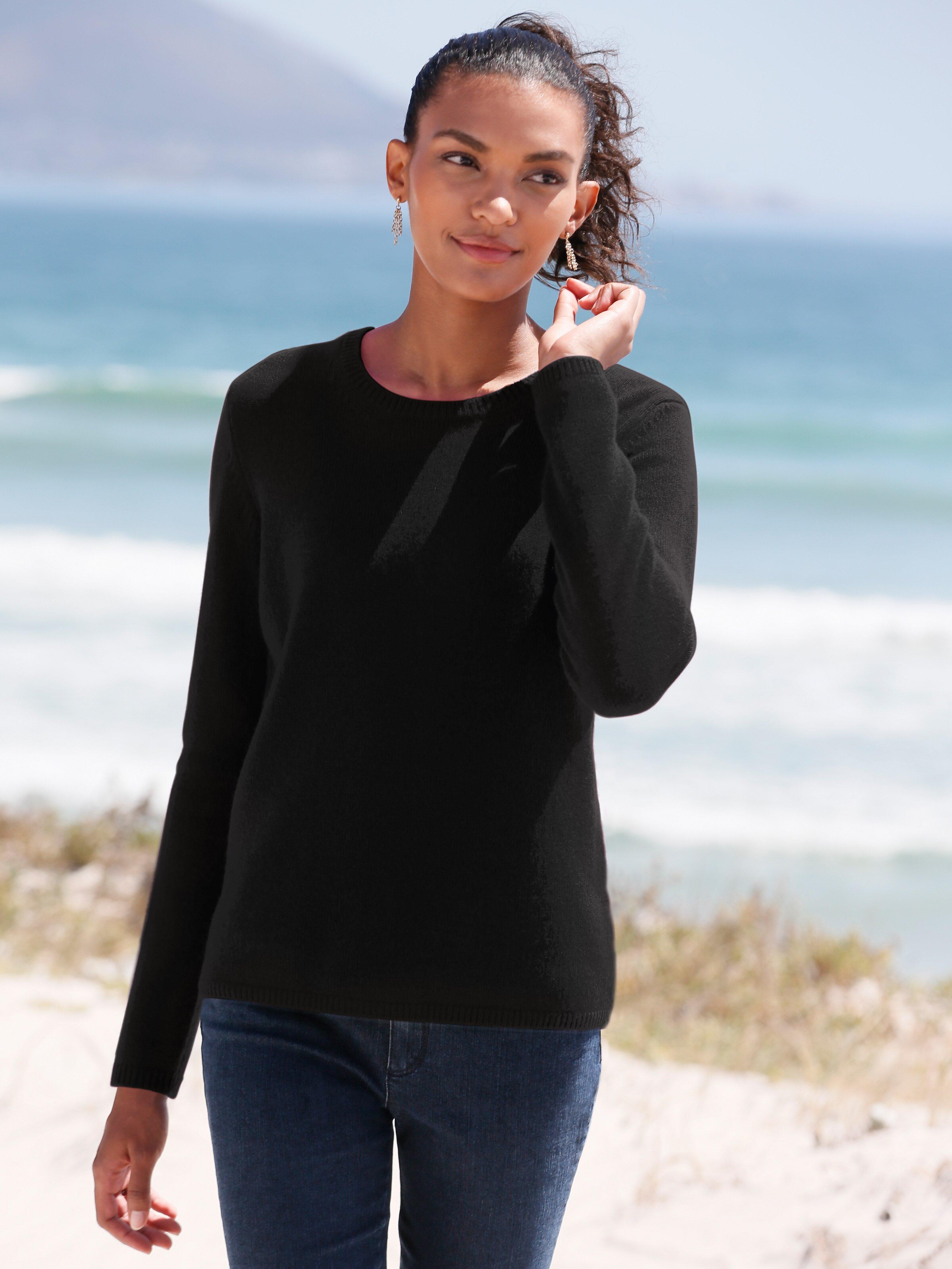 Peter Hahn Cashmere - Trui met ronde hals van 100% kasjmier