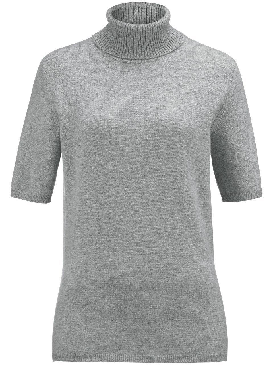 Rollkragen-Pullover aus 100% Premium-Kaschmir Peter Hahn Cashmere grau günstig online kaufen