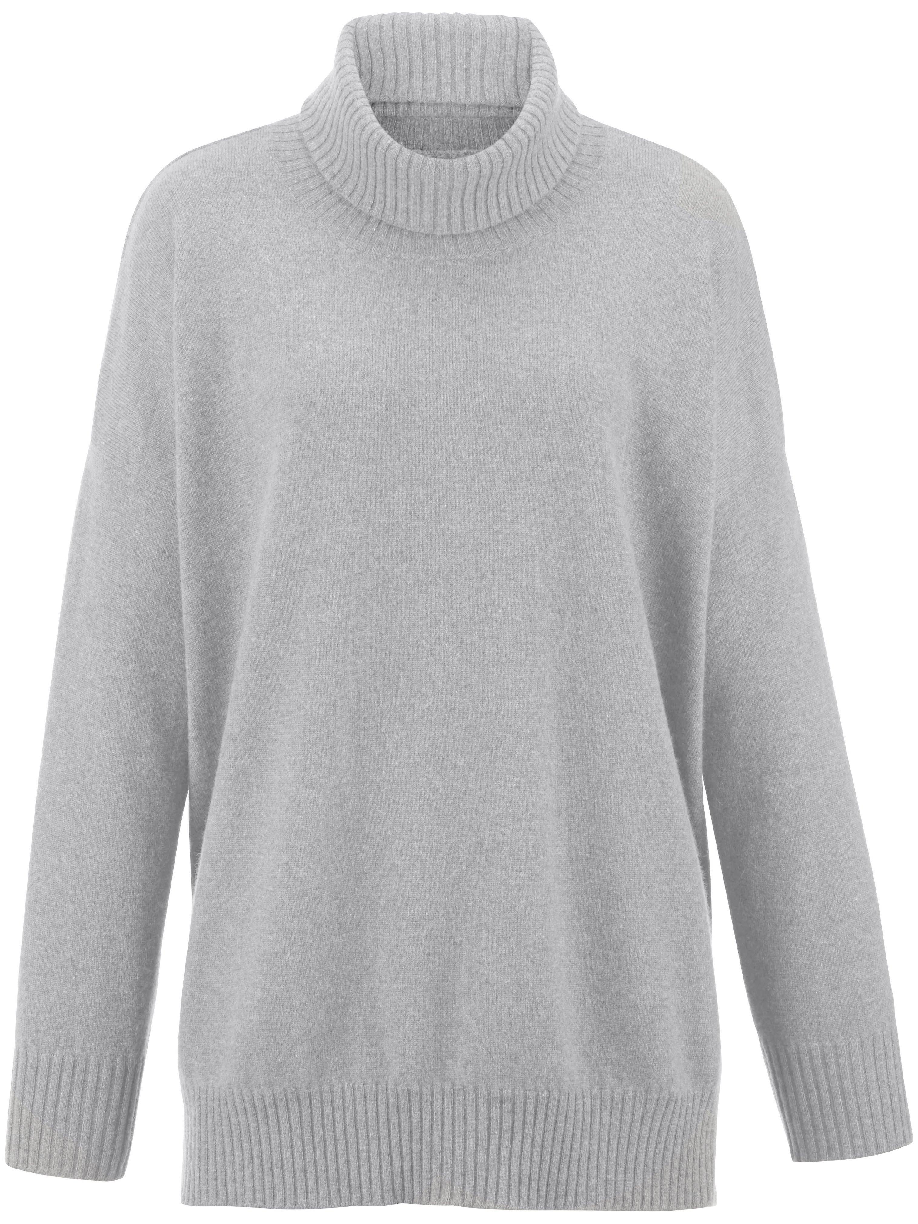 Pullover aus 100% Kaschmir Peter Hahn Cashmere grau günstig online kaufen