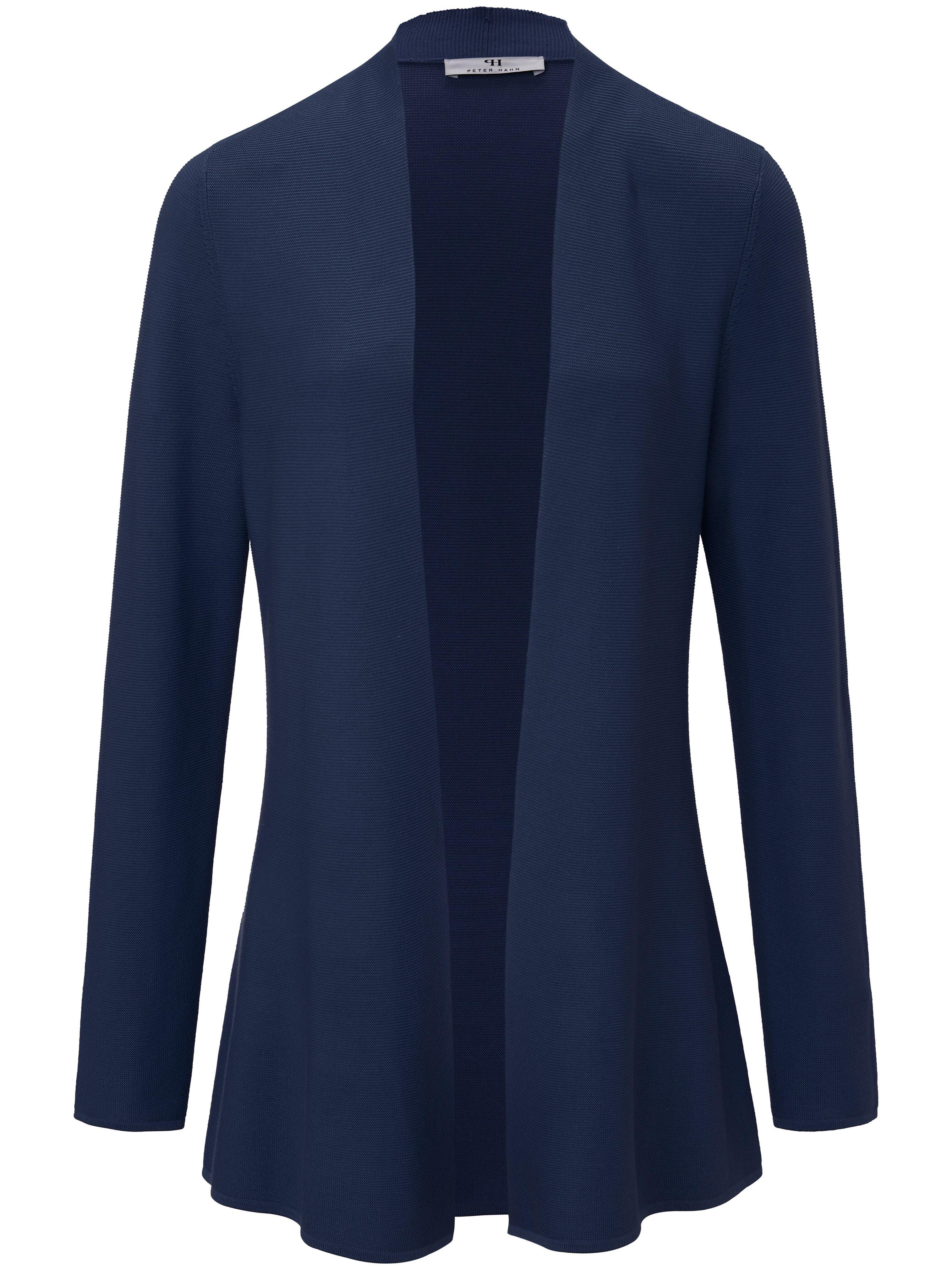 Thumbnail - Peter Hahn - Strickjacke aus 100% SUPIMA®-Baumwolle, blau, Gr. 44 / L - Baumwolle