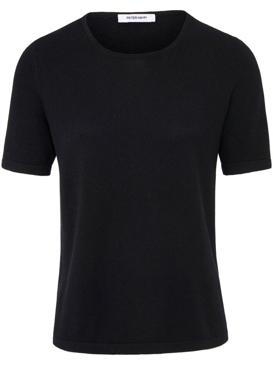 Rundhals-Pullover aus Seide Kaschmir Peter Hahn schwarz günstig online kaufen