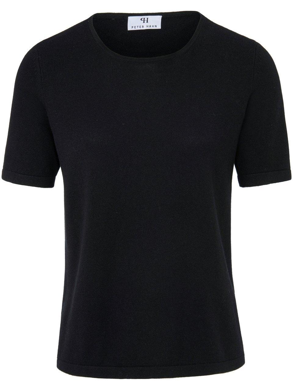 Rundhals-Pullover aus Seide Kaschmir Peter Hahn Seide/Kaschmir schwarz günstig online kaufen