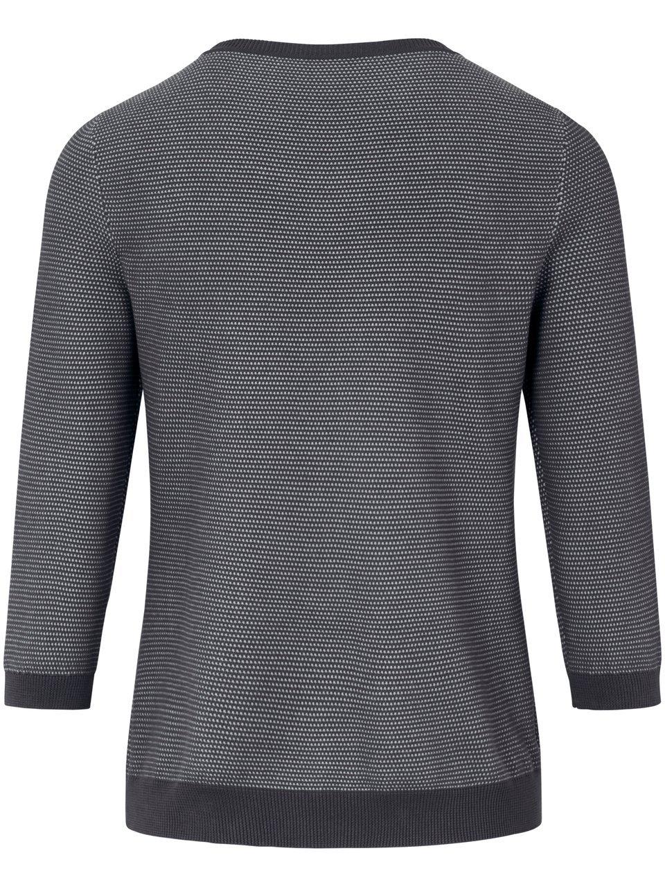 Thumbnail - Rundhals-Pullover aus 100% SUPIMA®-Baumwolle Peter Hahn blau