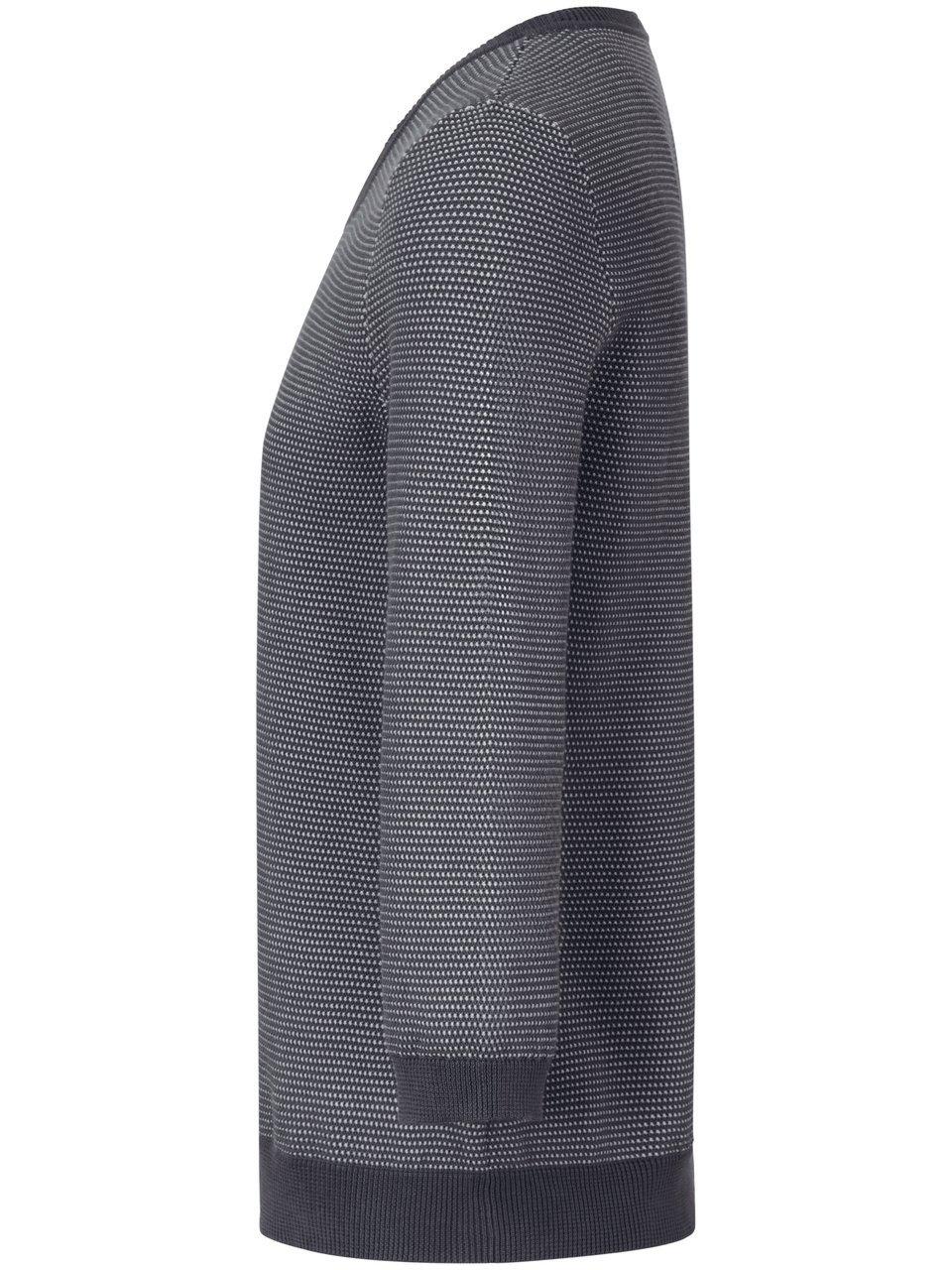 Thumbnail - Rundhals-Pullover aus 100% SUPIMA®-Baumwolle Peter Hahn blau