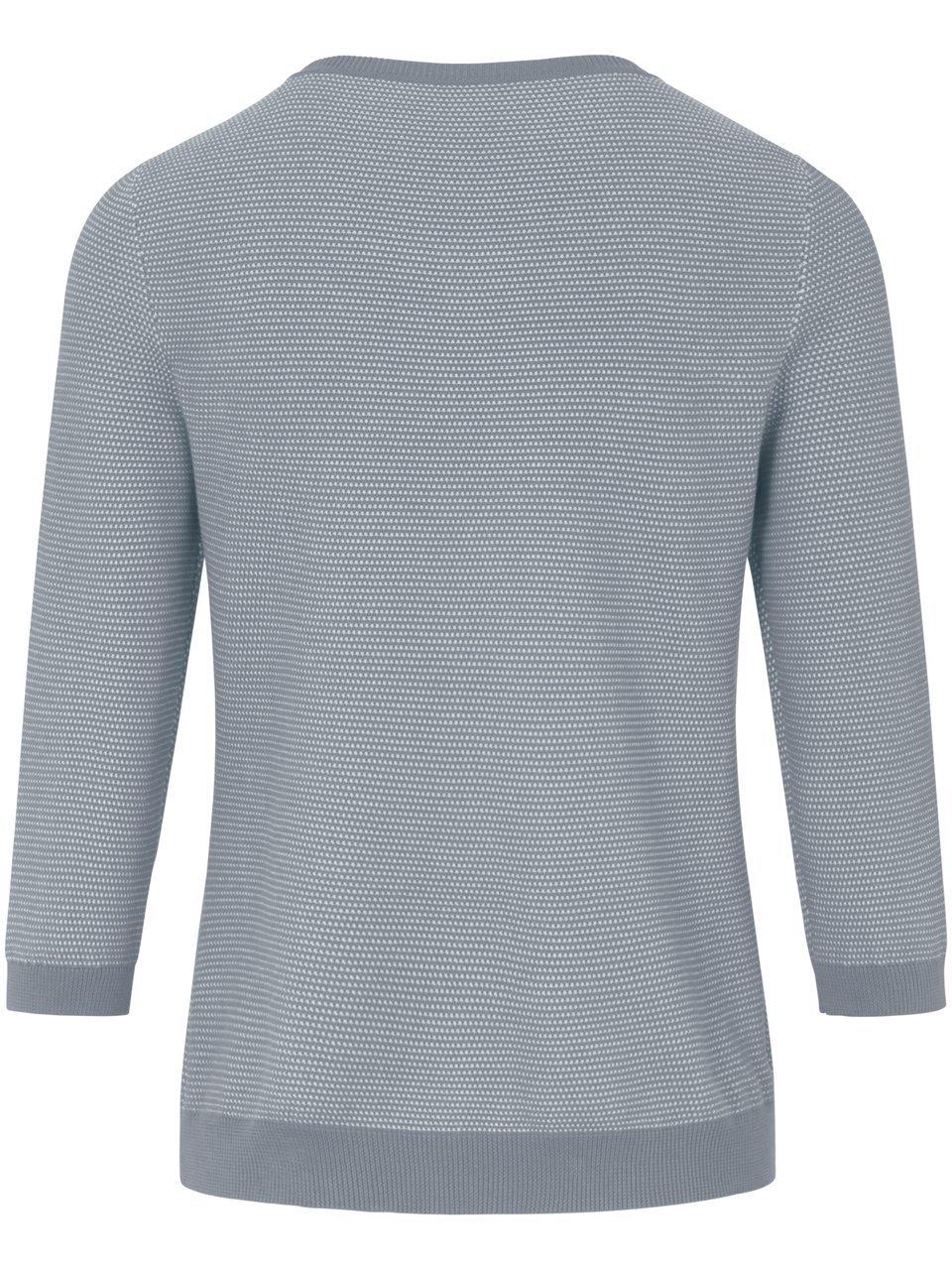 Thumbnail - Rundhals-Pullover aus 100% SUPIMA®-Baumwolle Peter Hahn blau