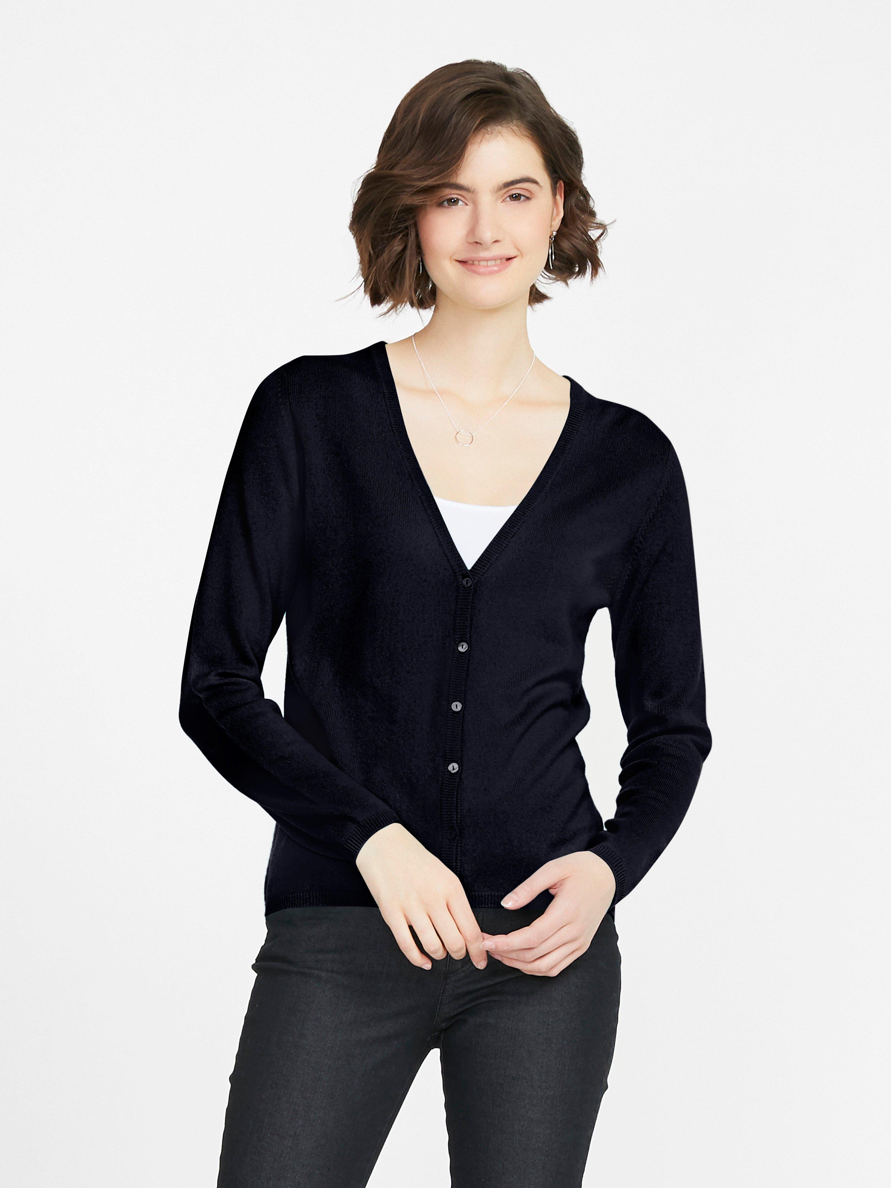 Peter Hahn Cashmere - Strickjacke aus 100% Premium-Kaschmir Modell Cora
