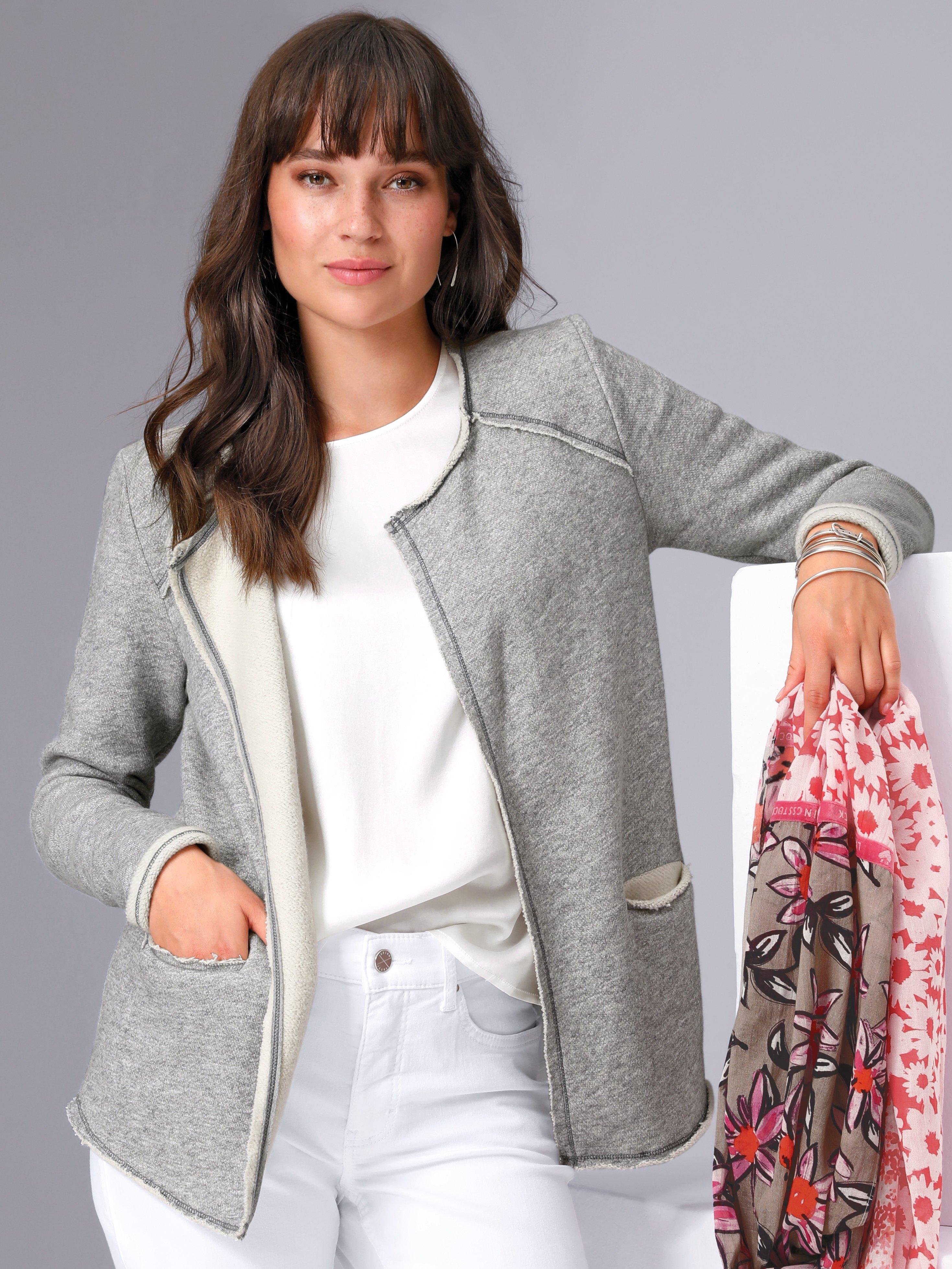 LIEBLINGSSTÜCK - Sweatjacke aus 100% Baumwolle