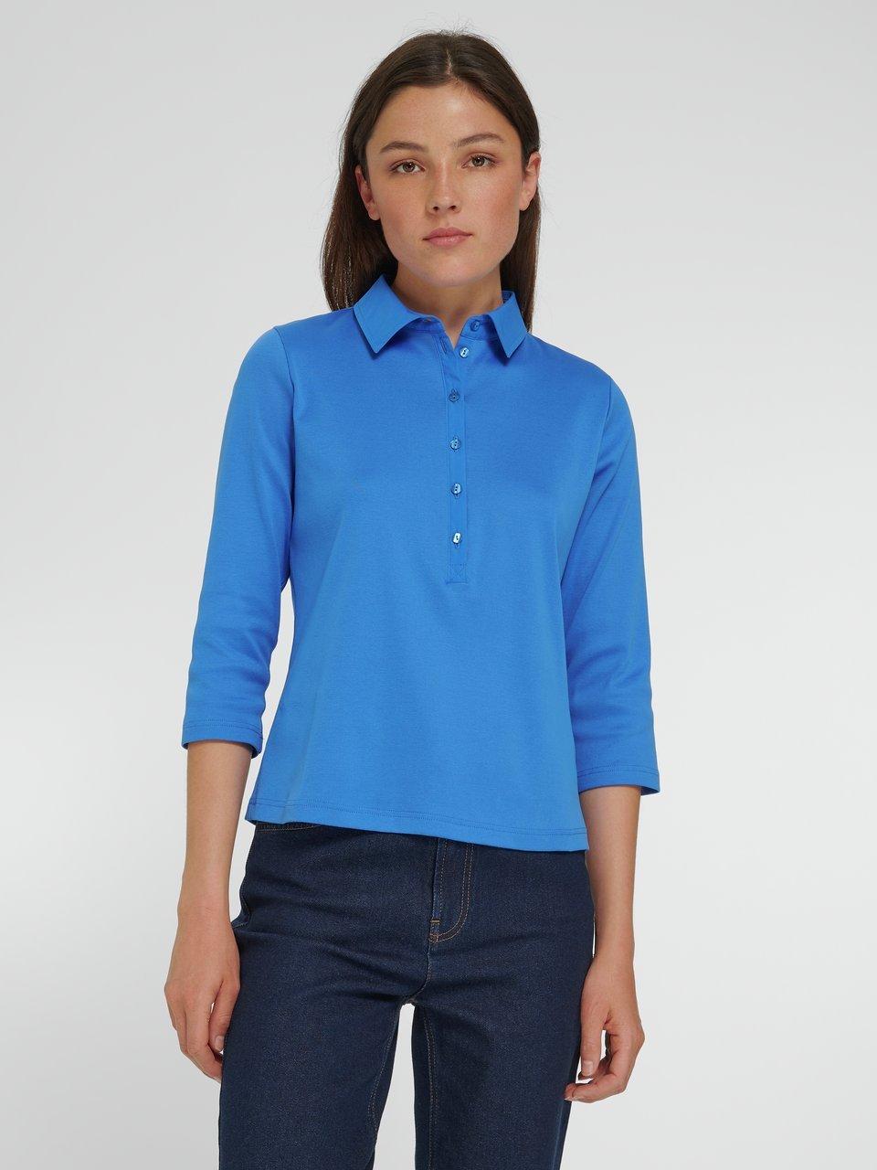 Efixelle - Poloshirt van 100% katoen met 3/4-mouwen