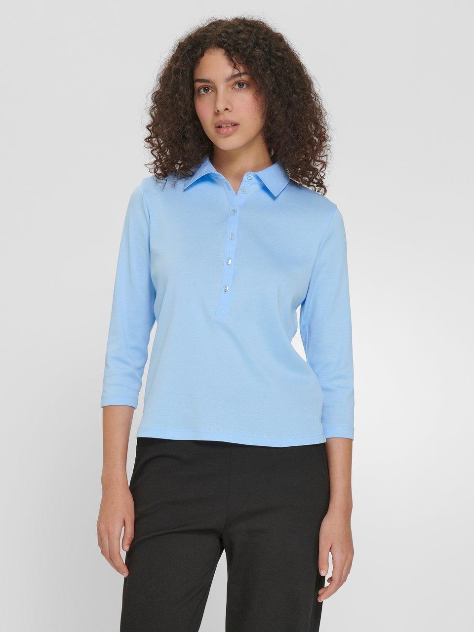 Efixelle - Poloshirt van 100% katoen met 3/4-mouwen