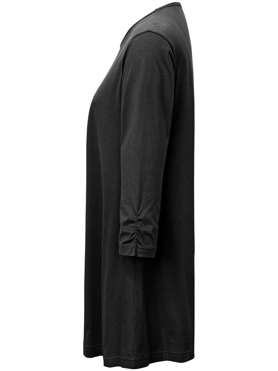 Thumbnail - Rundhals-Longshirt Filippa Green Cotton schwarz