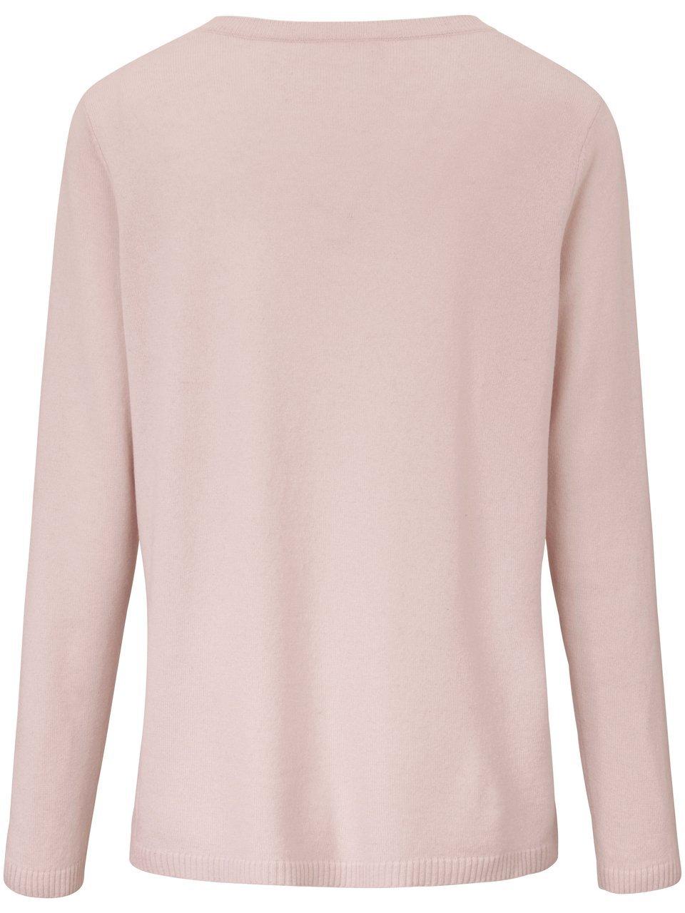 Thumbnail - V-Pullover aus 100% Premium-Kaschmir include rosé