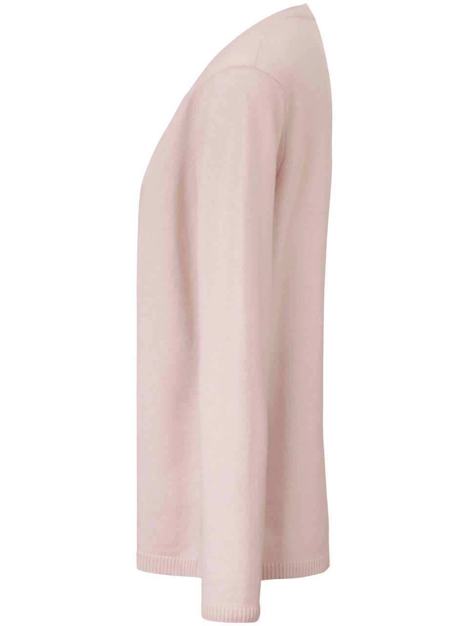 Thumbnail - V-Pullover aus 100% Premium-Kaschmir include rosé