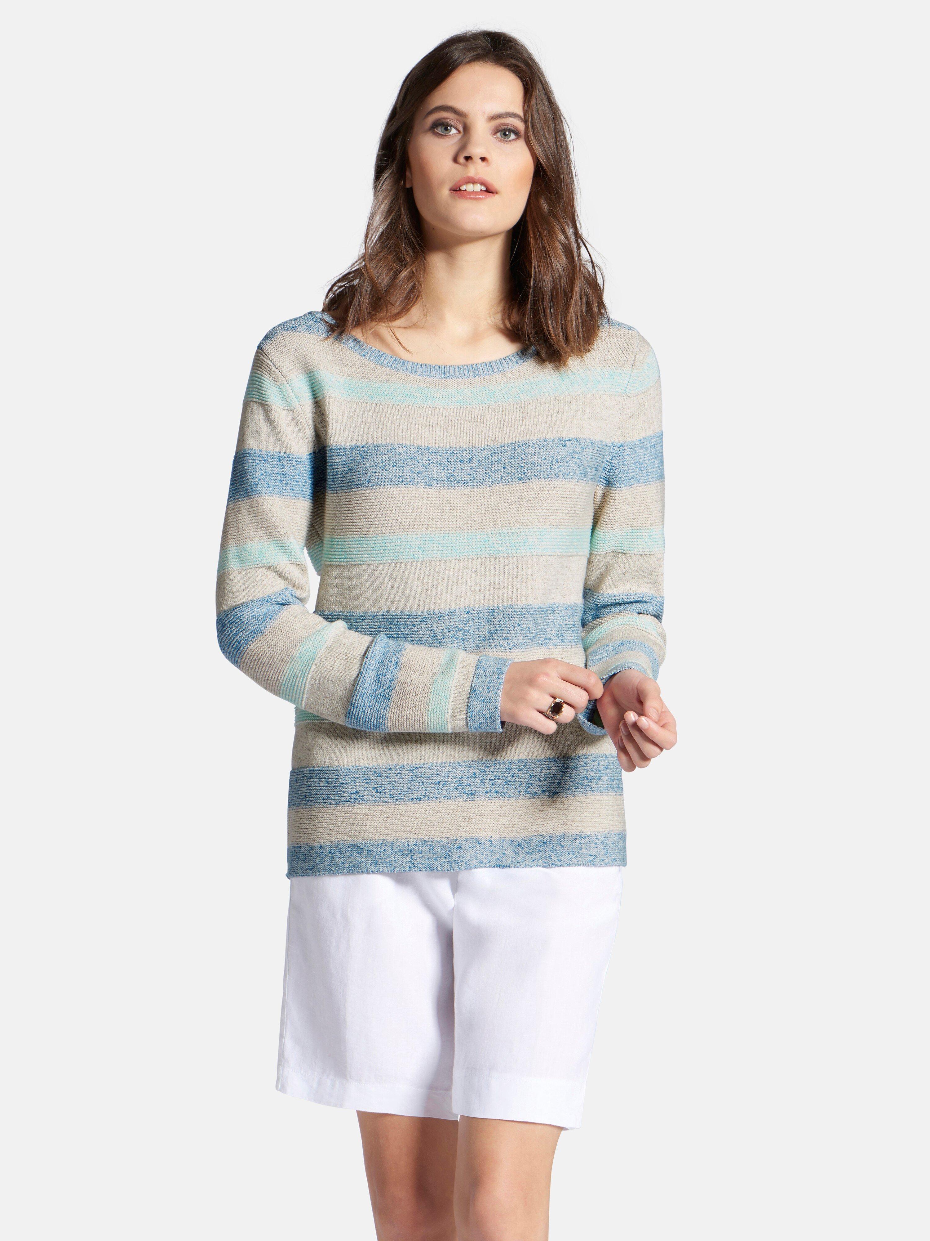 Peter Hahn - Pullover mit U-Boot-Ausschnitt