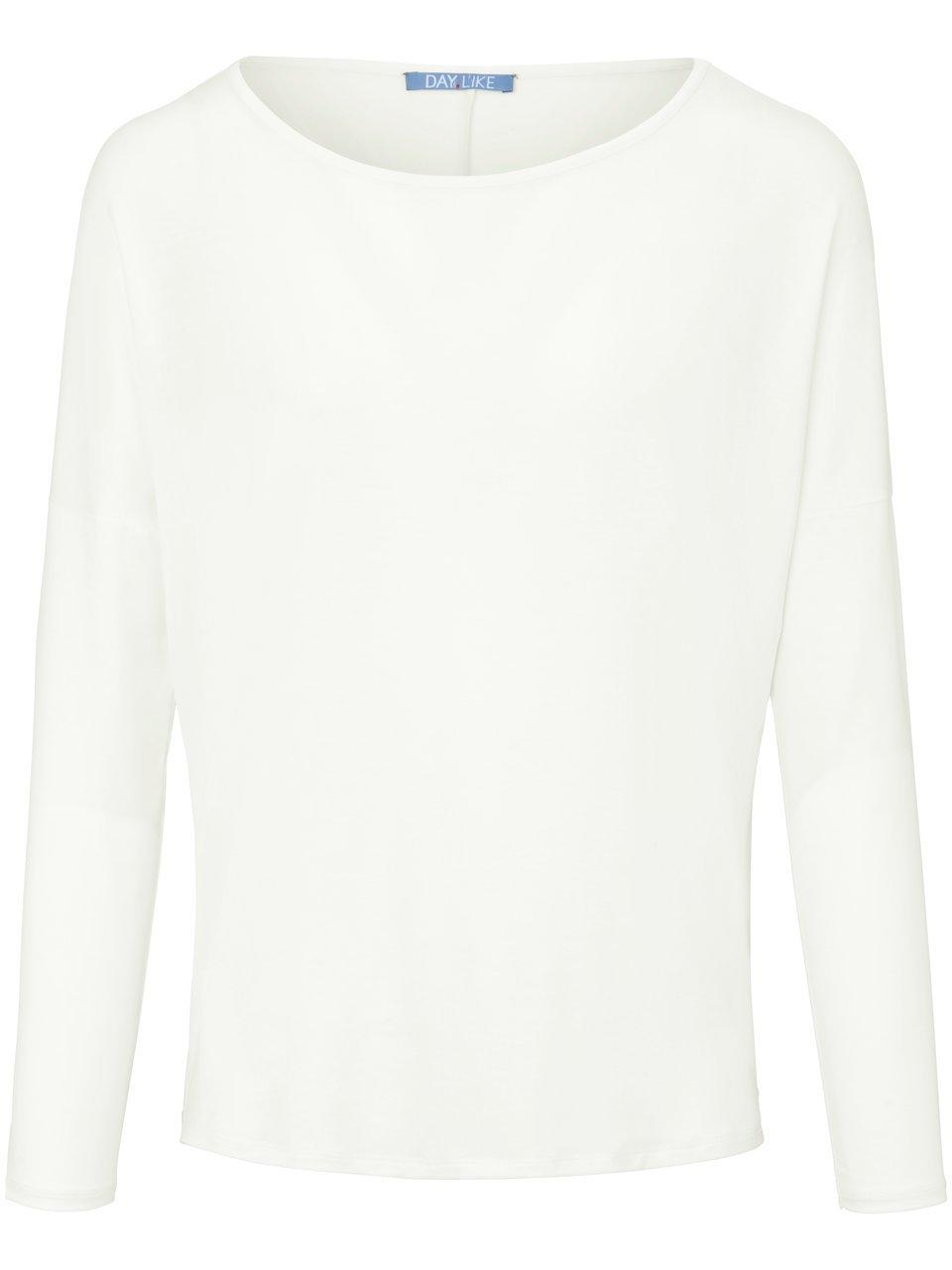 Rundhals-Shirt DAY.LIKE weiss günstig online kaufen