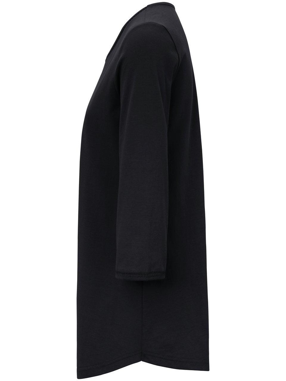 Thumbnail - Rundhals-Shirt Ditte Green Cotton schwarz