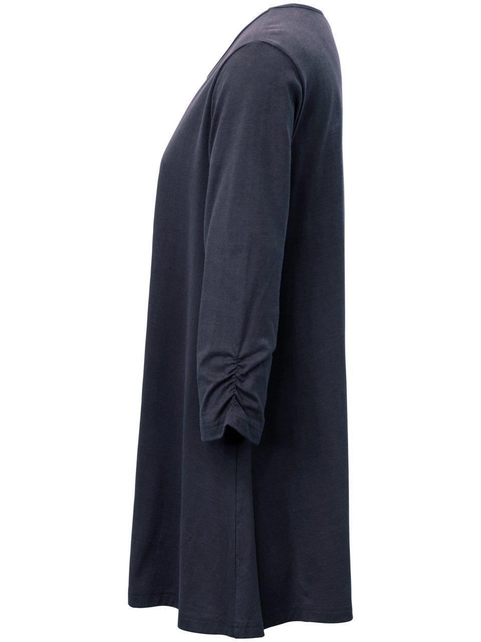 Thumbnail - Rundhals-Longshirt Filippa Green Cotton blau