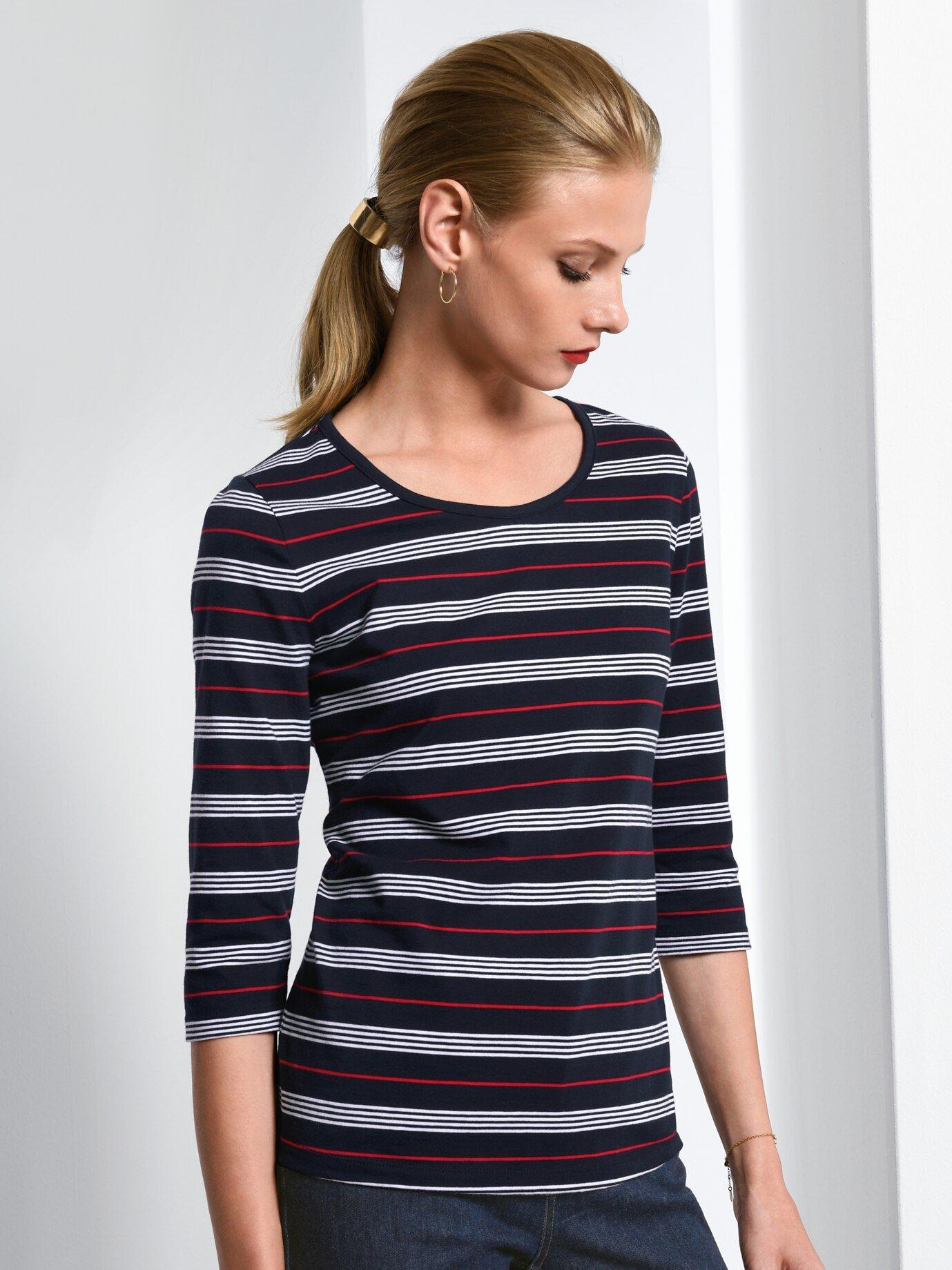 Fadenmeister Berlin - Rundhals-Shirt mit 3/4-Arm