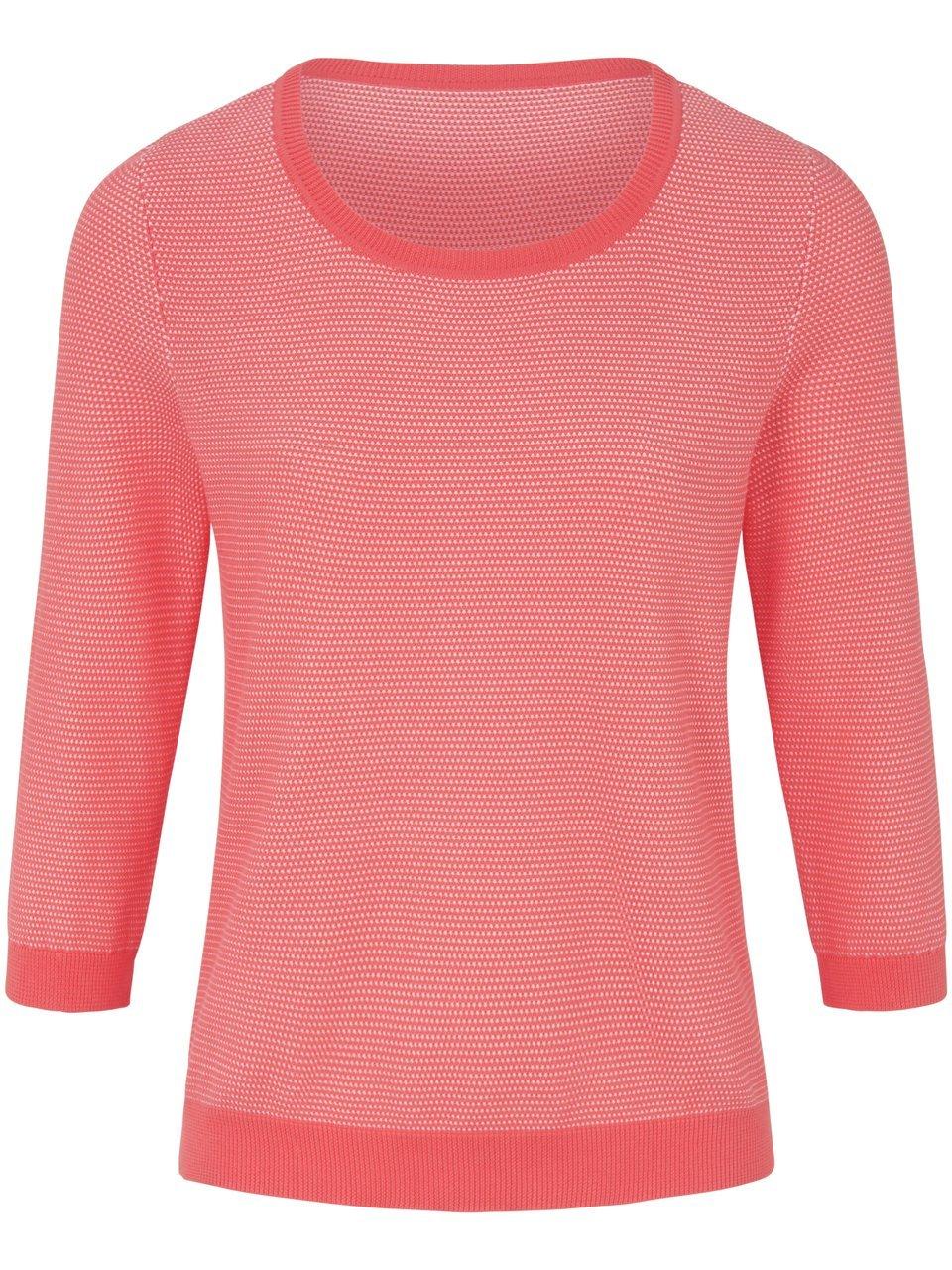 Rundhals-Pullover aus 100% SUPIMA®-Baumwolle Peter Hahn rot günstig online kaufen